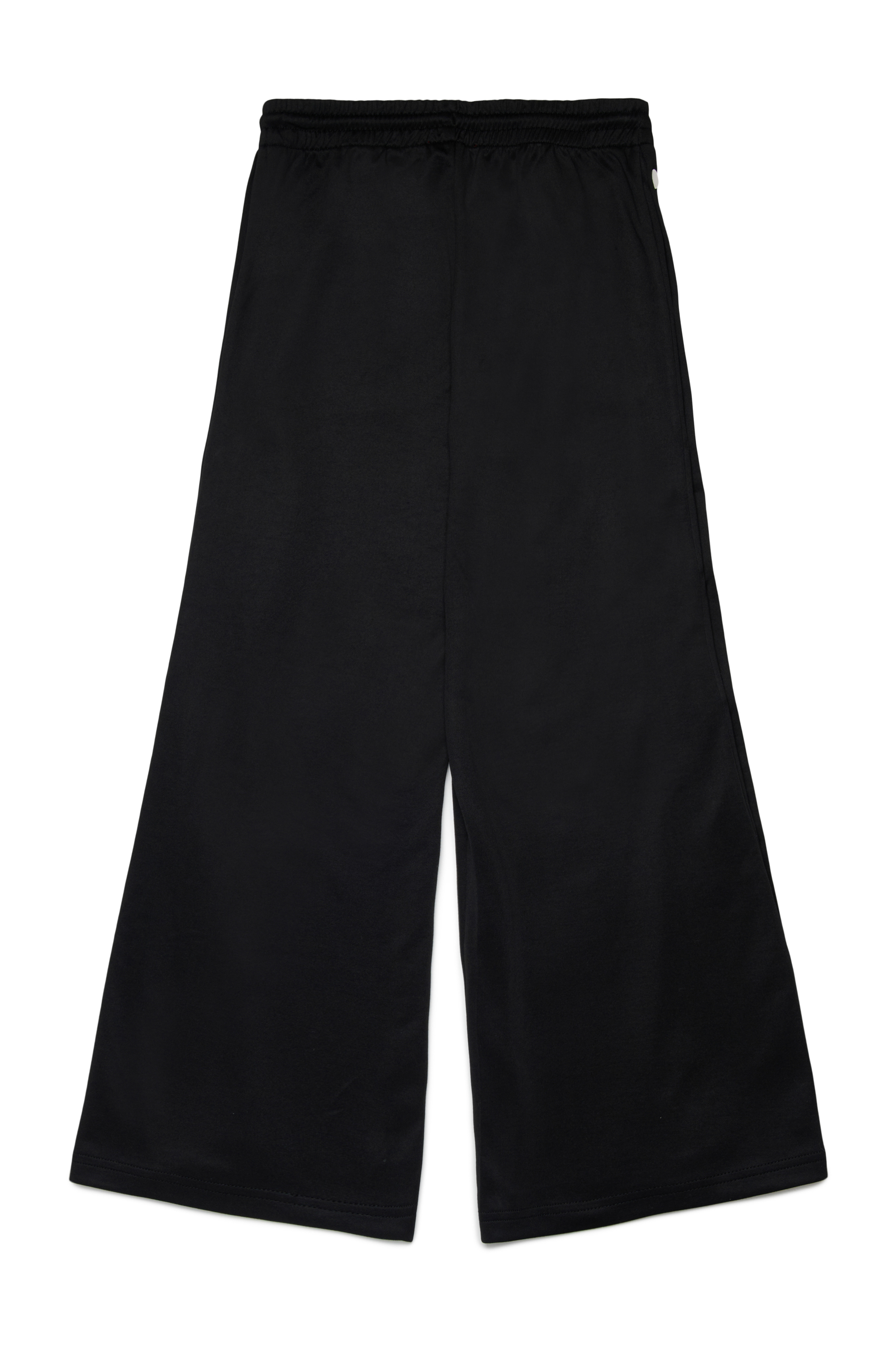 Diesel - PREET, Woman's Wide pants with snap buttons in Black - 2