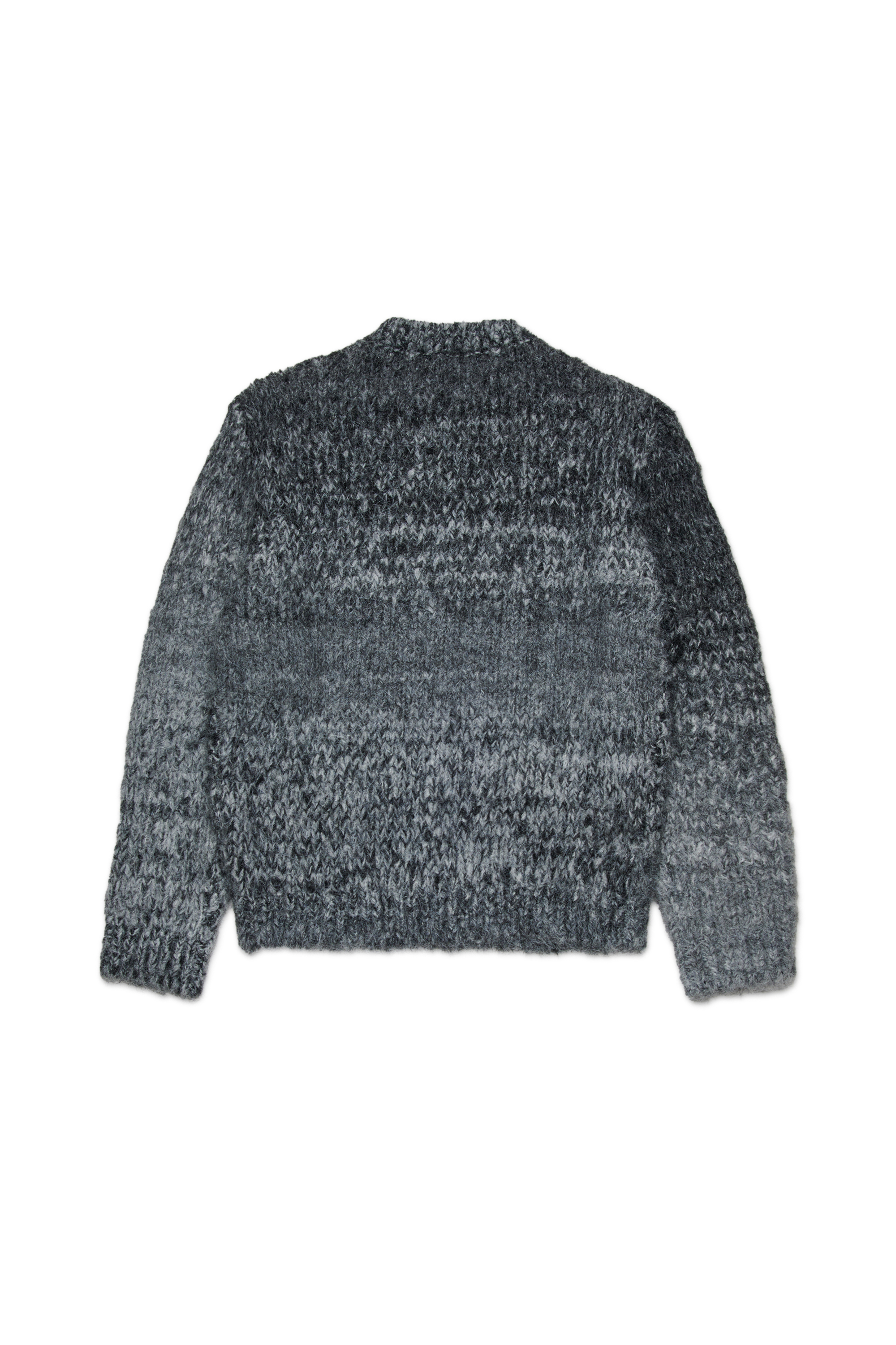 Diesel - KRASTA OVER, Unisex's Bouclé effect wool sweater in Black - 2