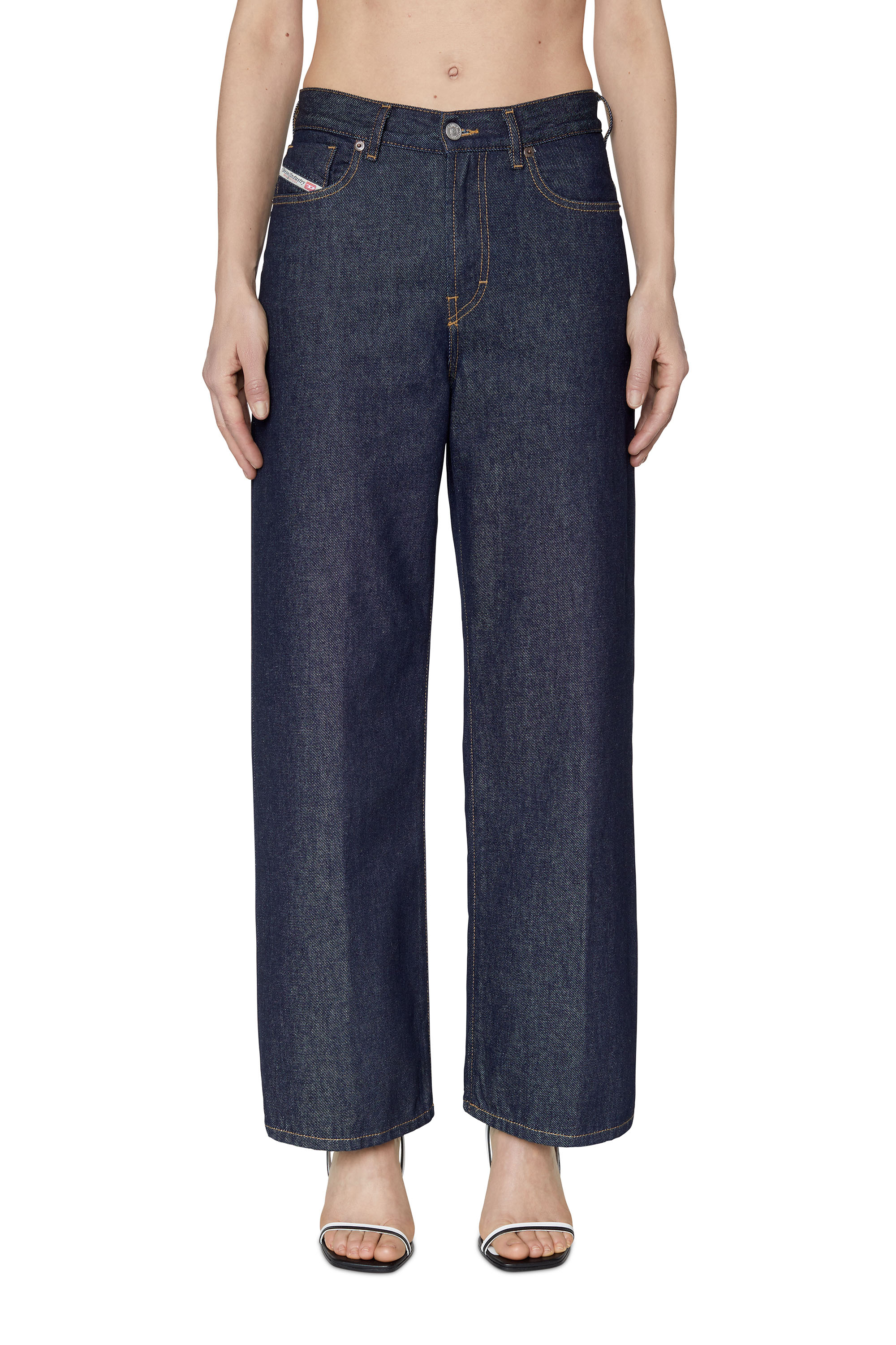 Diesel - Bootcut and Flare Jeans 2000 Widee Z9C02, Dark Blue - Image 2