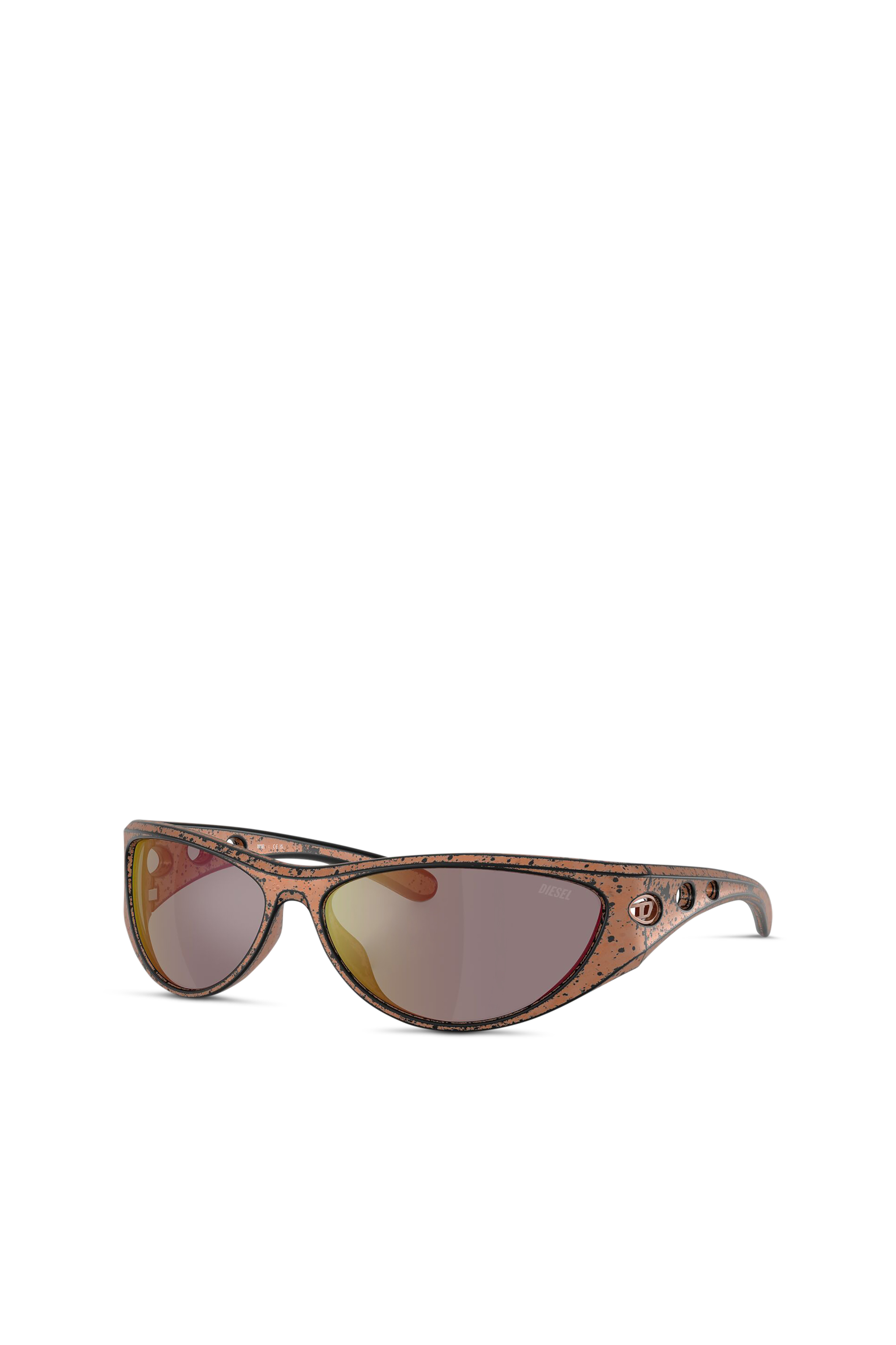 Diesel - 0DL3004U, Unisex's Cat-eye style sunglasses in Bronze - 5
