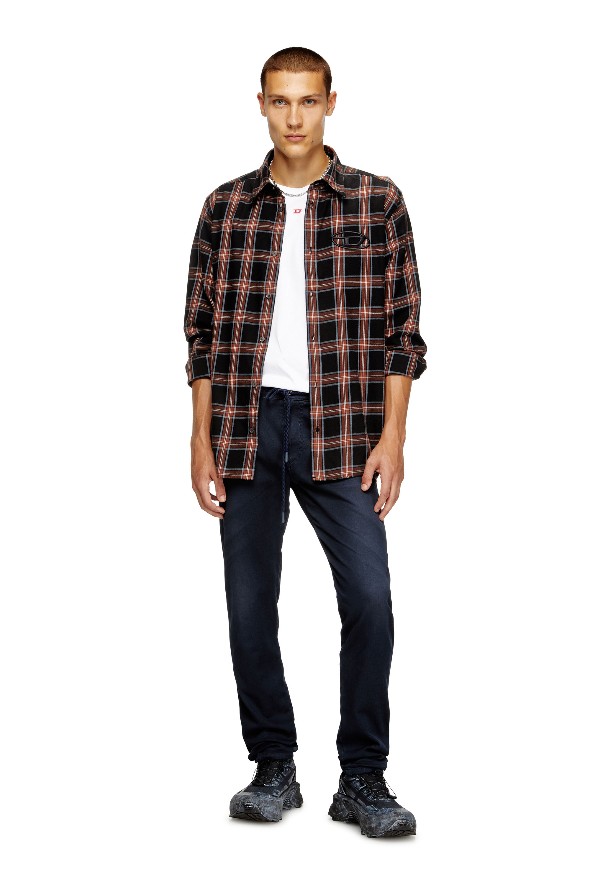 Diesel - Man's Slim 2062 D-Strukt Joggjeans® 0670M, Blue - 1