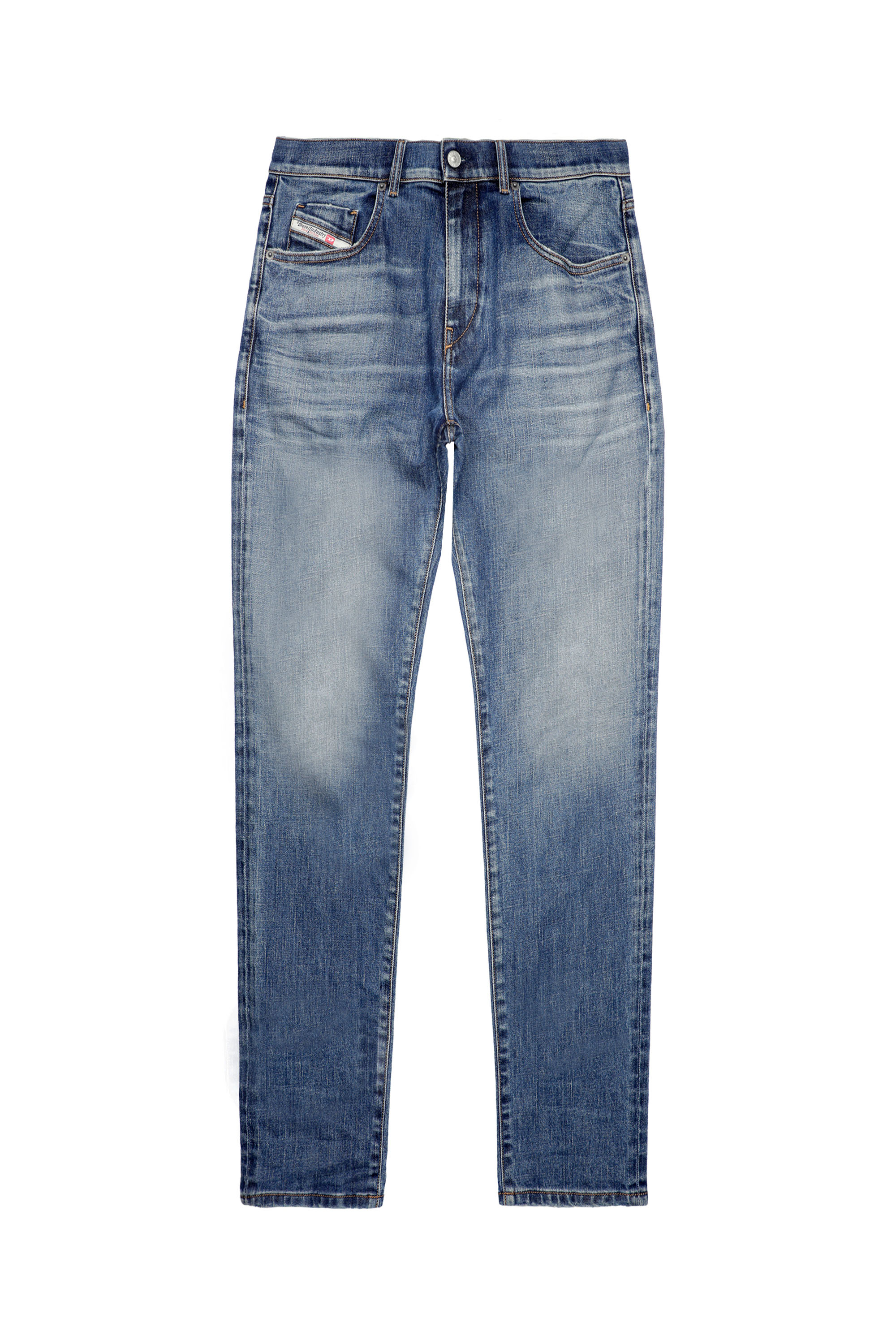 Diesel - 2019 D-STRUKT 09C61 Slim Jeans, Medium blue - Image 6