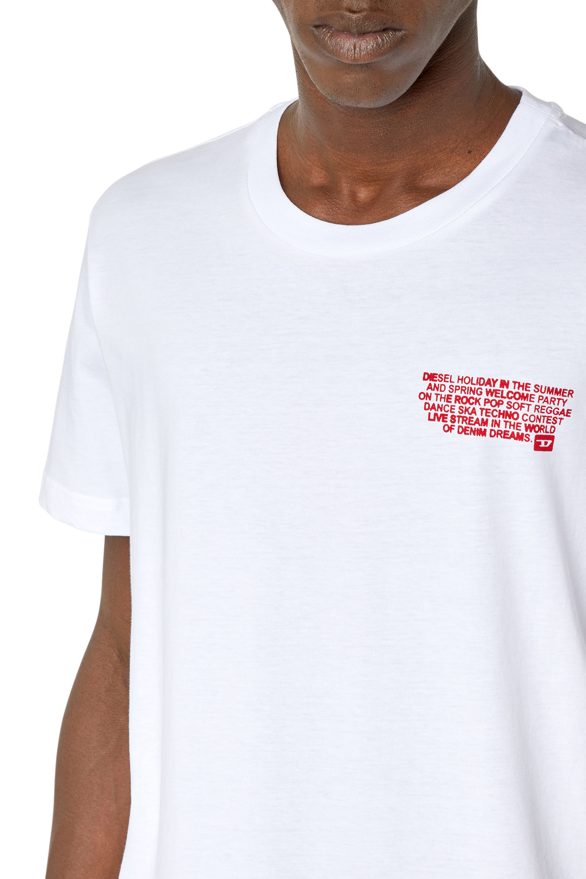 Diesel - T-DIEGOR-K57, Red/White - Image 5