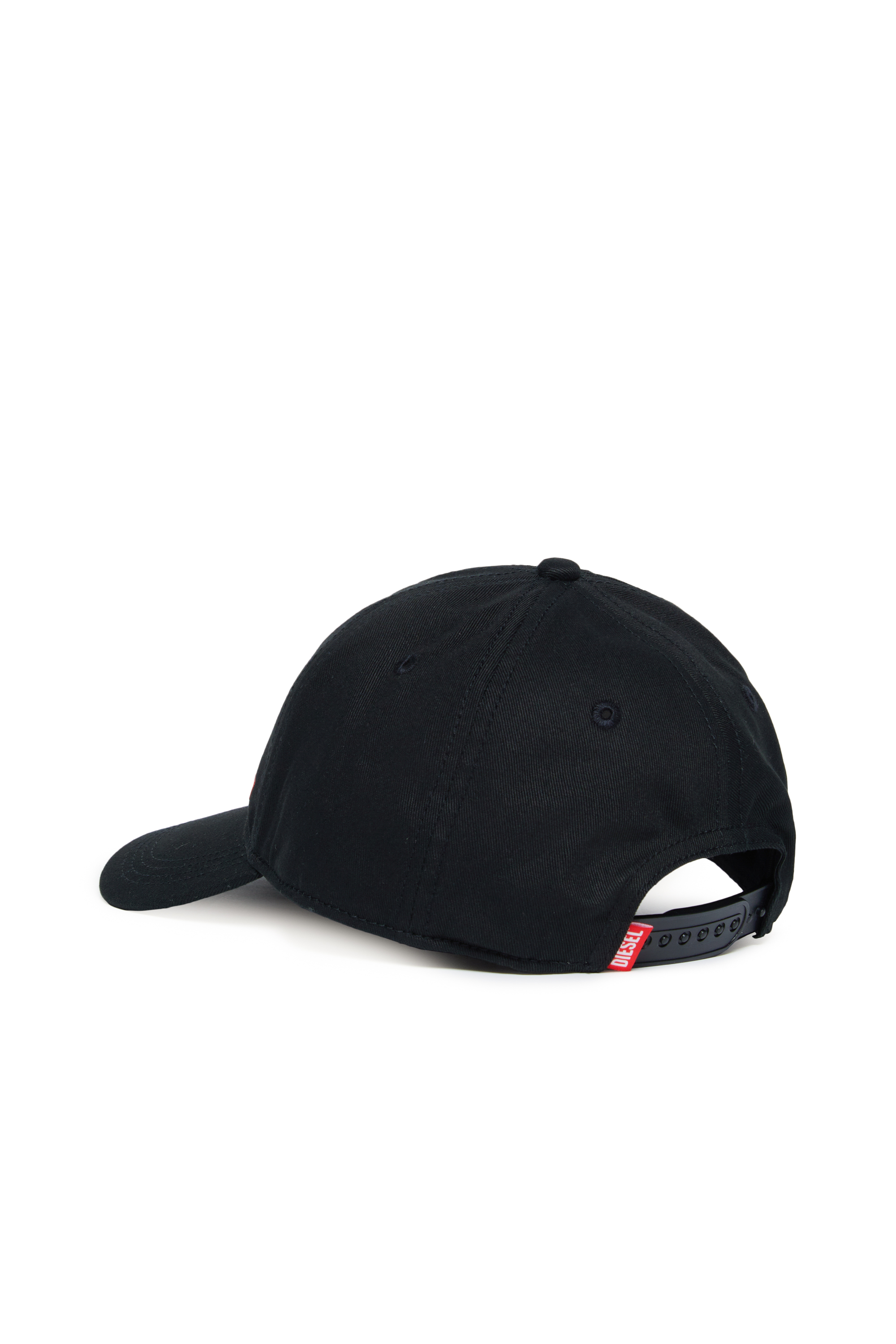 Diesel - FENSID, Man's Baseball cap with D logo in Black - 2