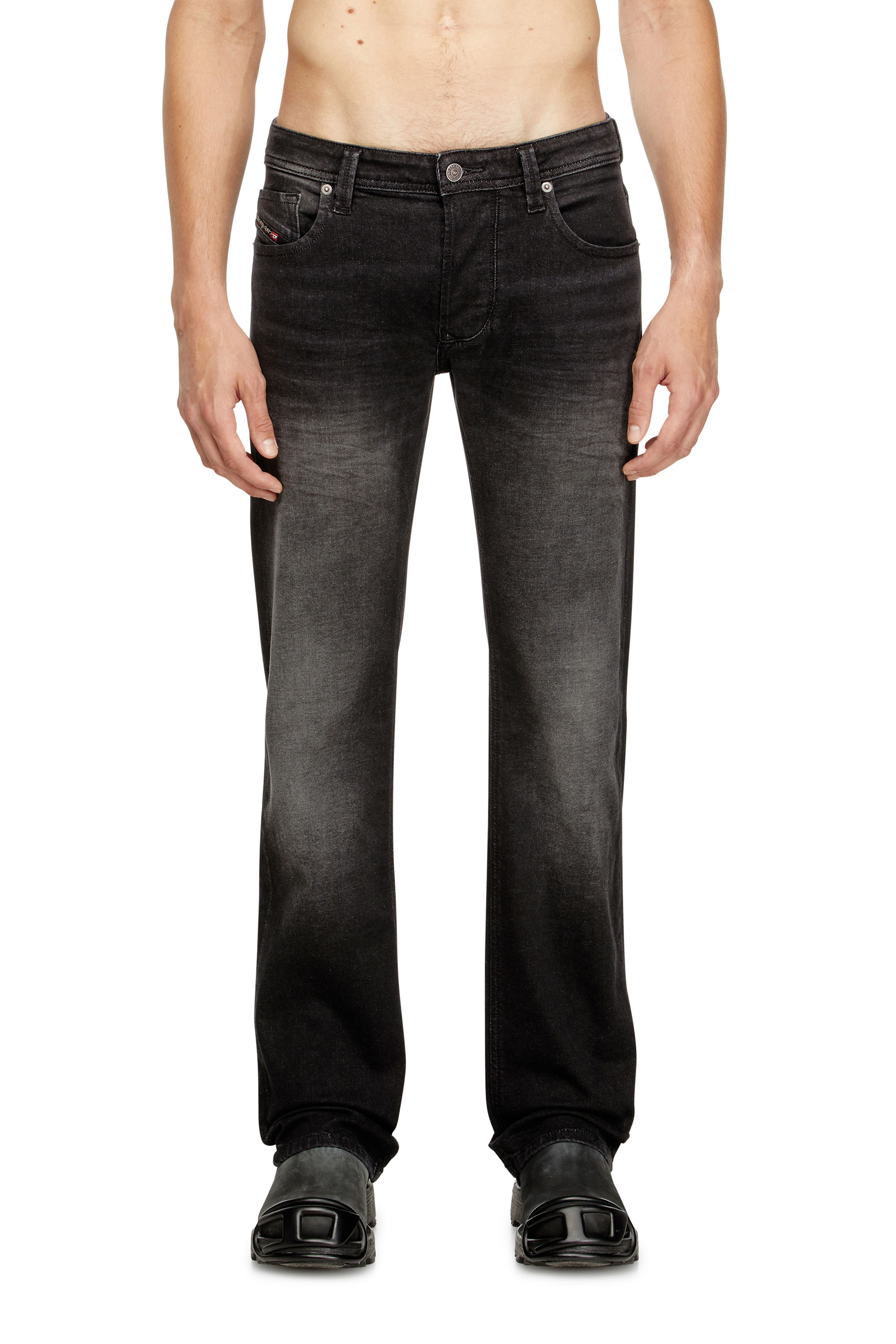 Regular Jeans 1985 Larkee 0DBDT, Black/Dark grey Diesel - Man's Regular Jeans 1985 Larkee 0DBDT, Black/Dark grey - 3
