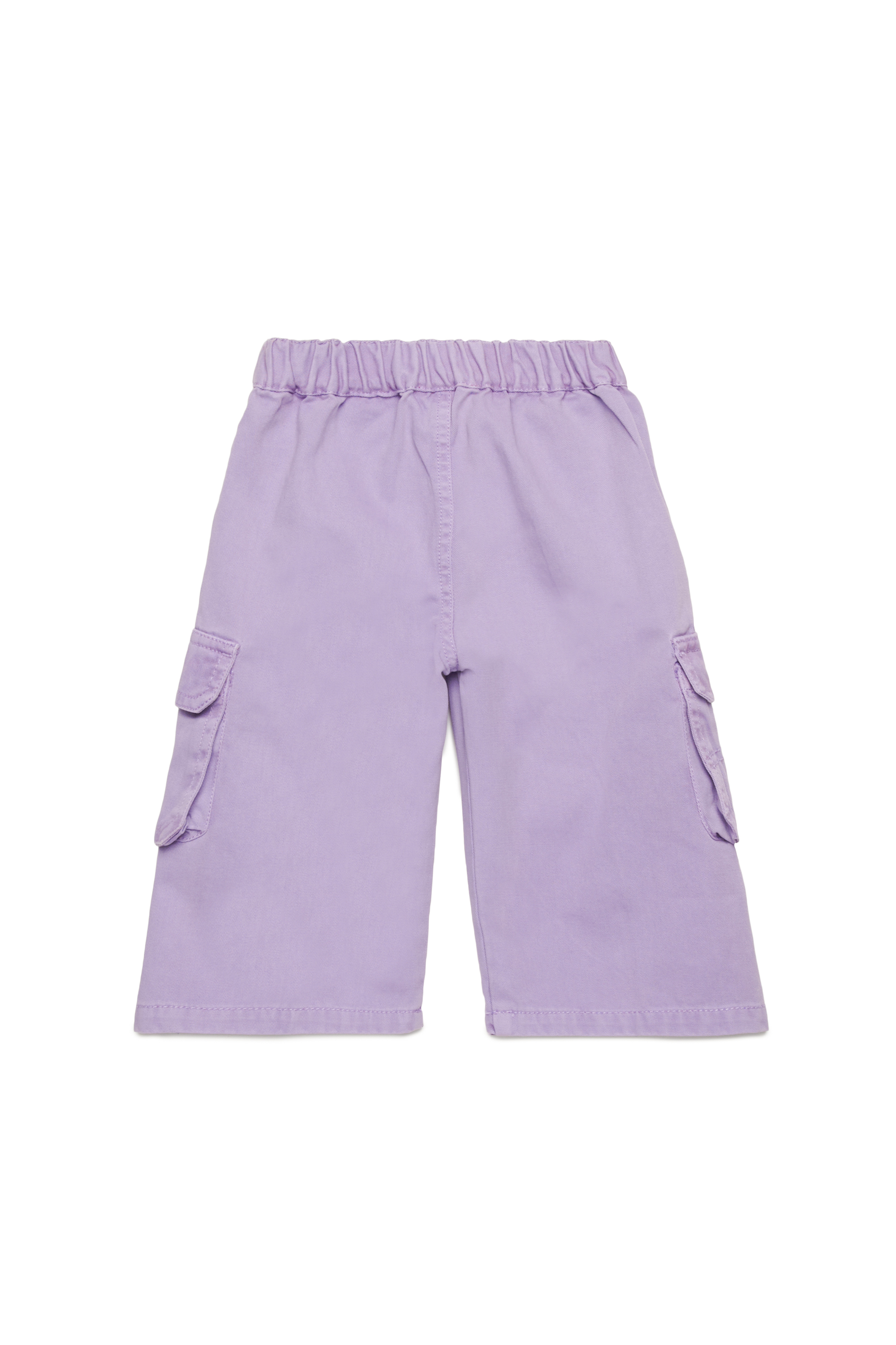 Diesel - PRATIB, Woman's Cargo pants in cotton gabardine in Lilac - 2