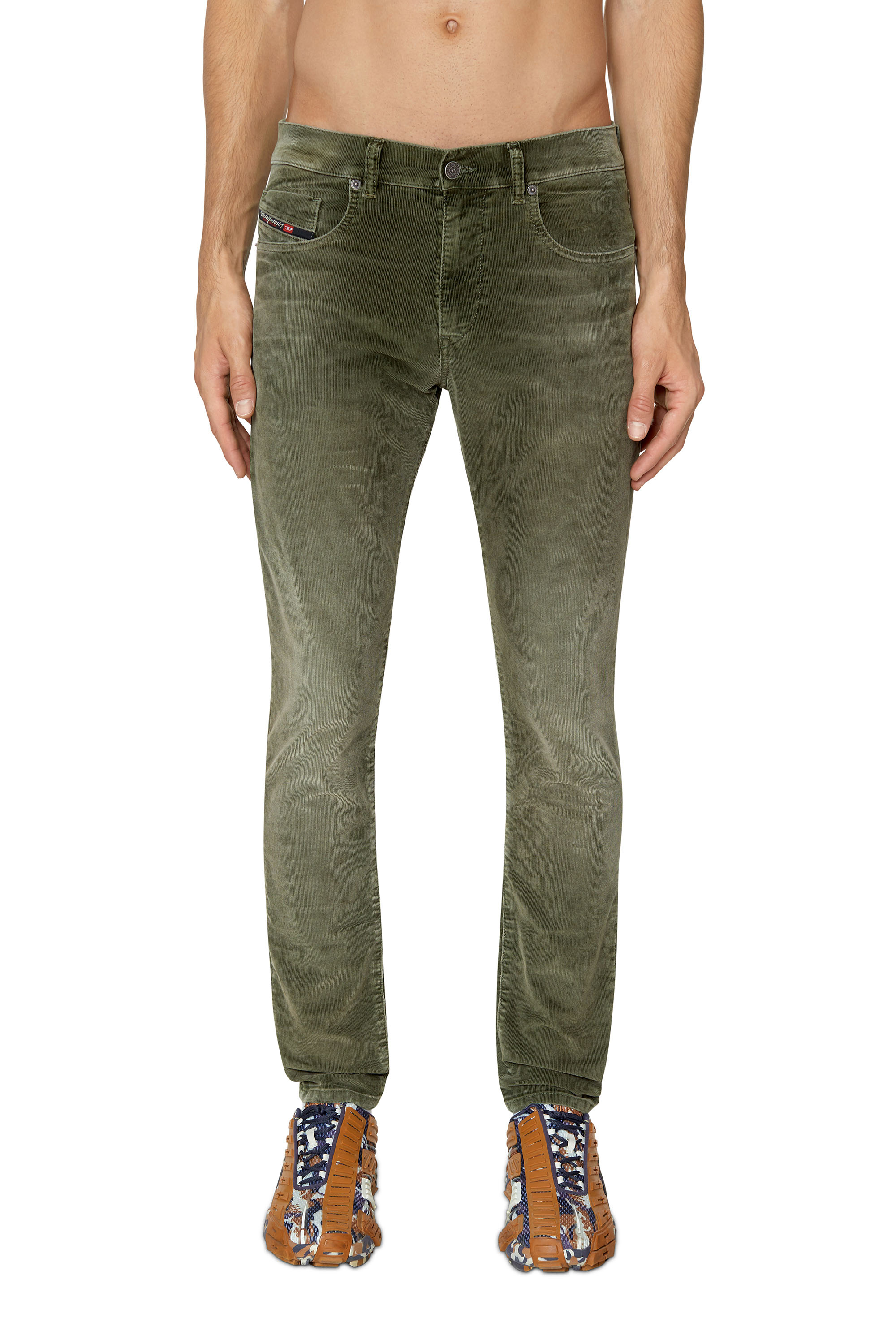 Diesel - 2019 D-Strukt 069XQ Slim Jeans, Green - Image 1