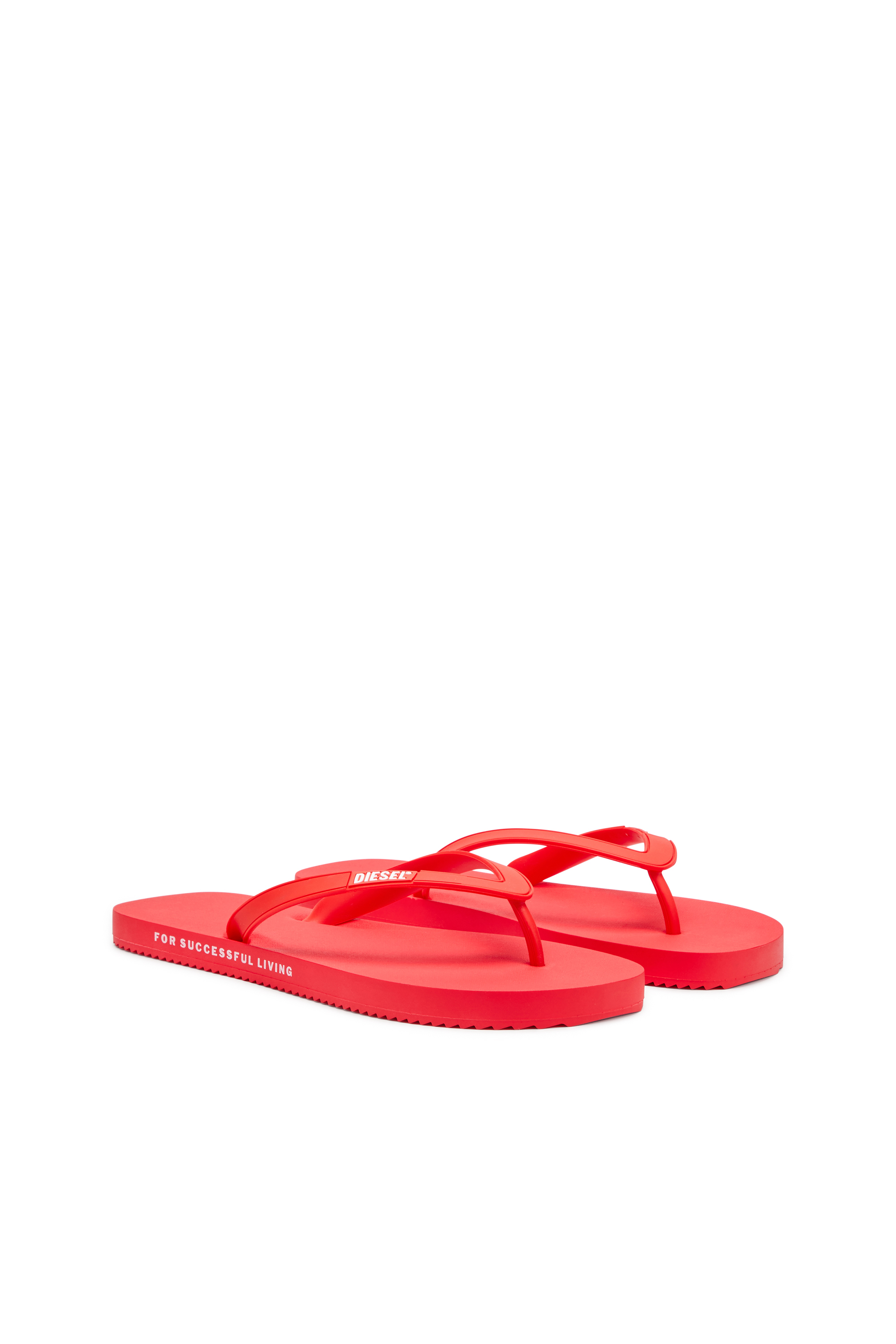 Diesel - SA-RIO, Man's Sa-Rio-Rubber flip-flops in Red - 2