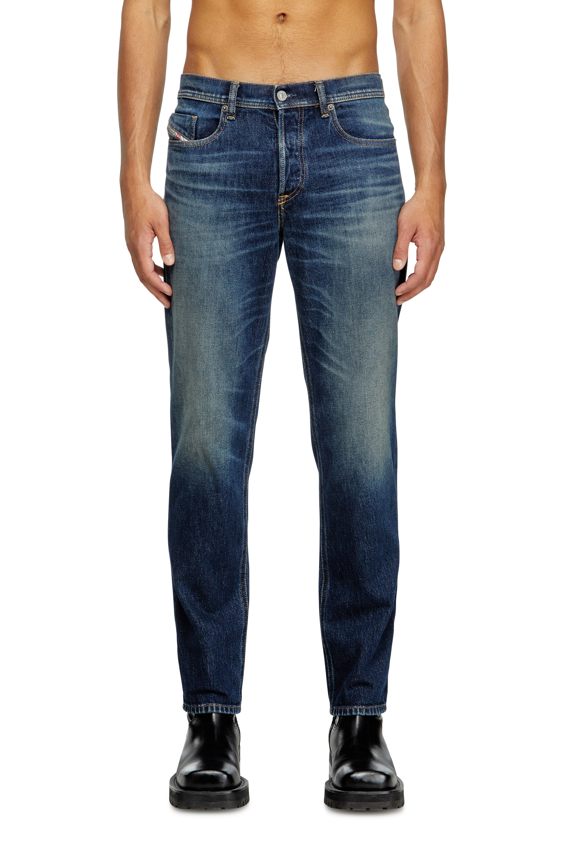 Diesel - Man's Regular Jeans 2023 D-Finitive 09M10, Dark Blue - 1