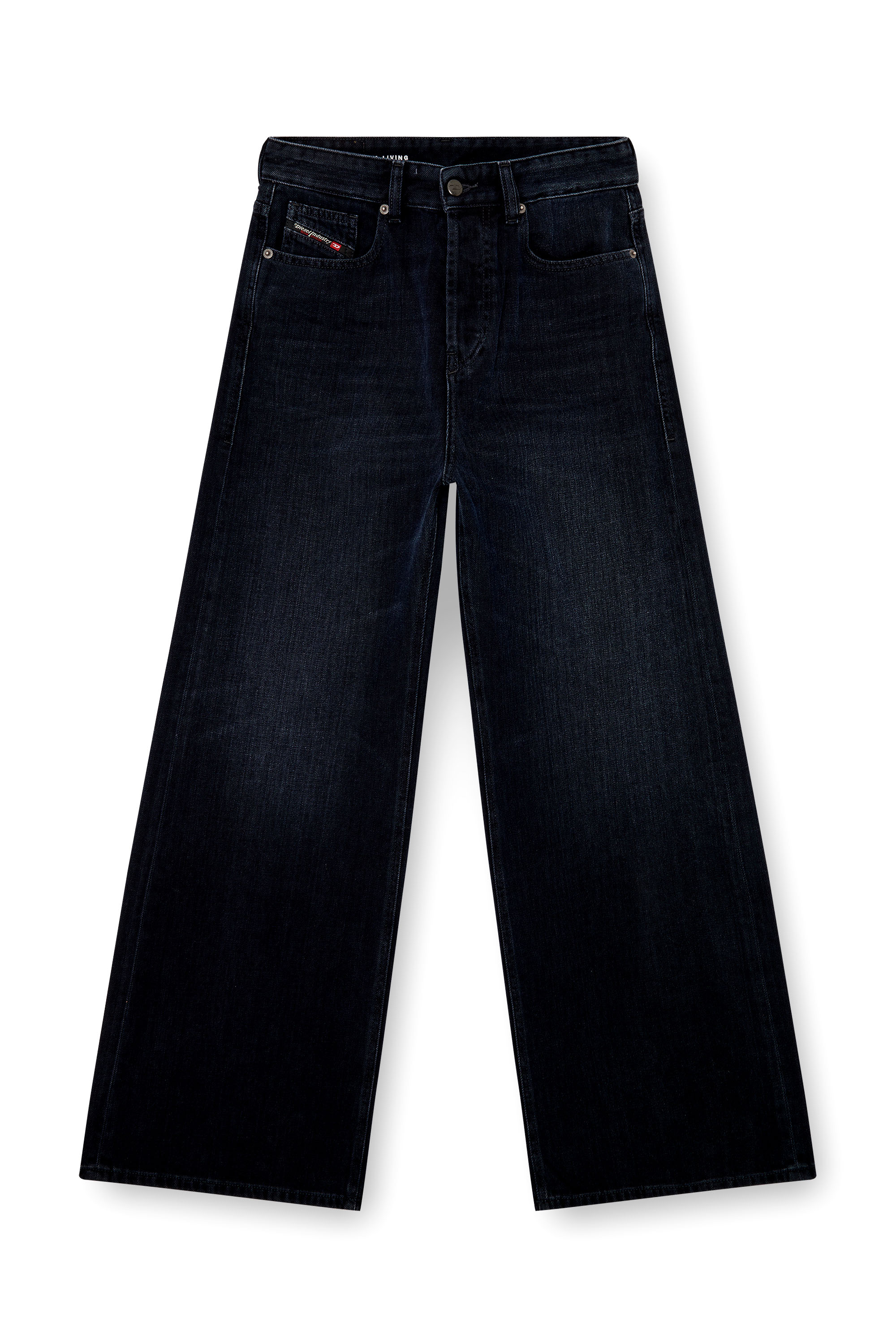 Relaxed Jeans 1996 D-Sire 09L54, Dark Blue Diesel - Woman's Relaxed Jeans 1996 D-Sire 09L54, Dark Blue - 2