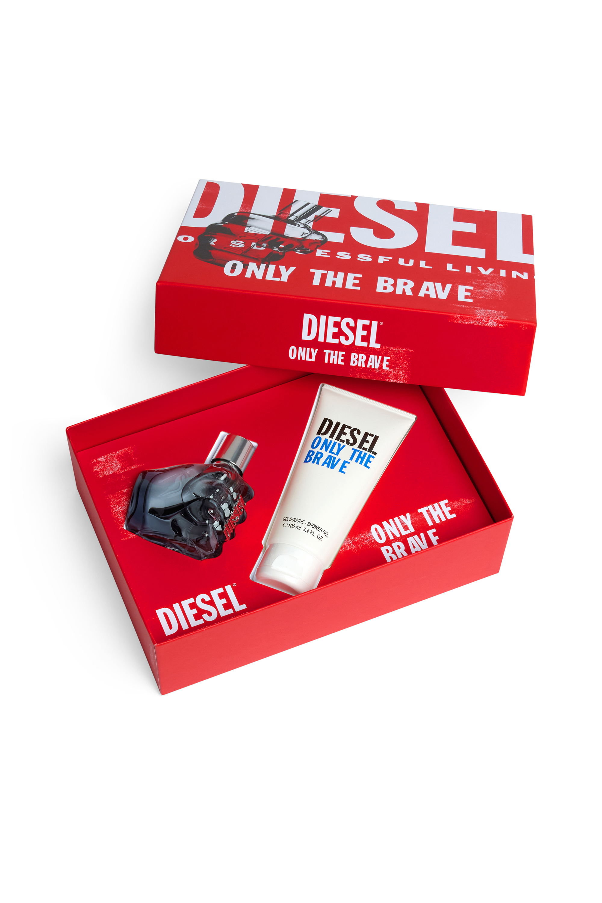 Diesel - ONLY THE BRAVE  50 ML GIFT SET FRAGRANCE, Man's Only The Brave Gift Set in Blue - 2