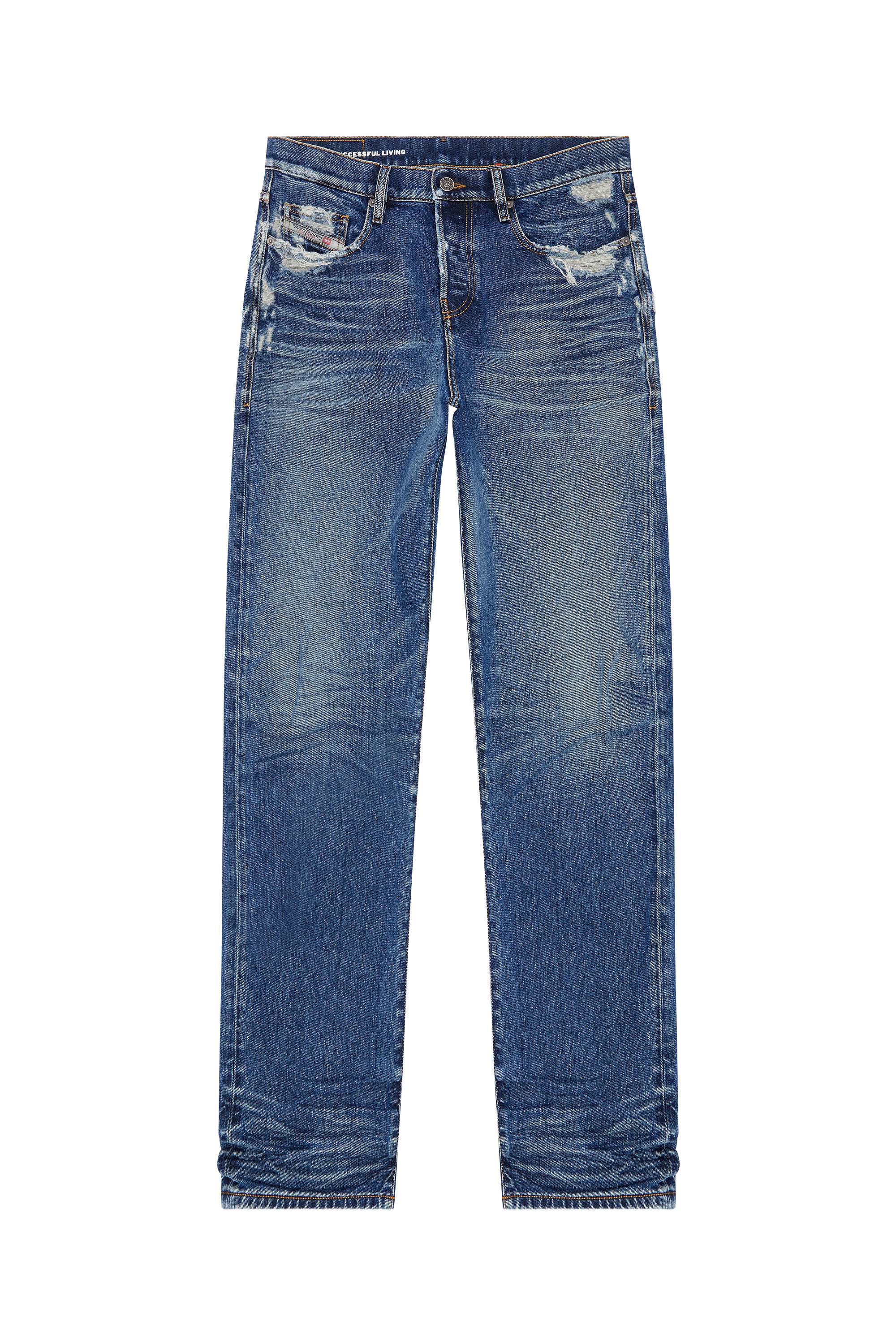 Diesel - Straight Jeans 2020 D-Viker 007Q2, Medium blue - Image 5