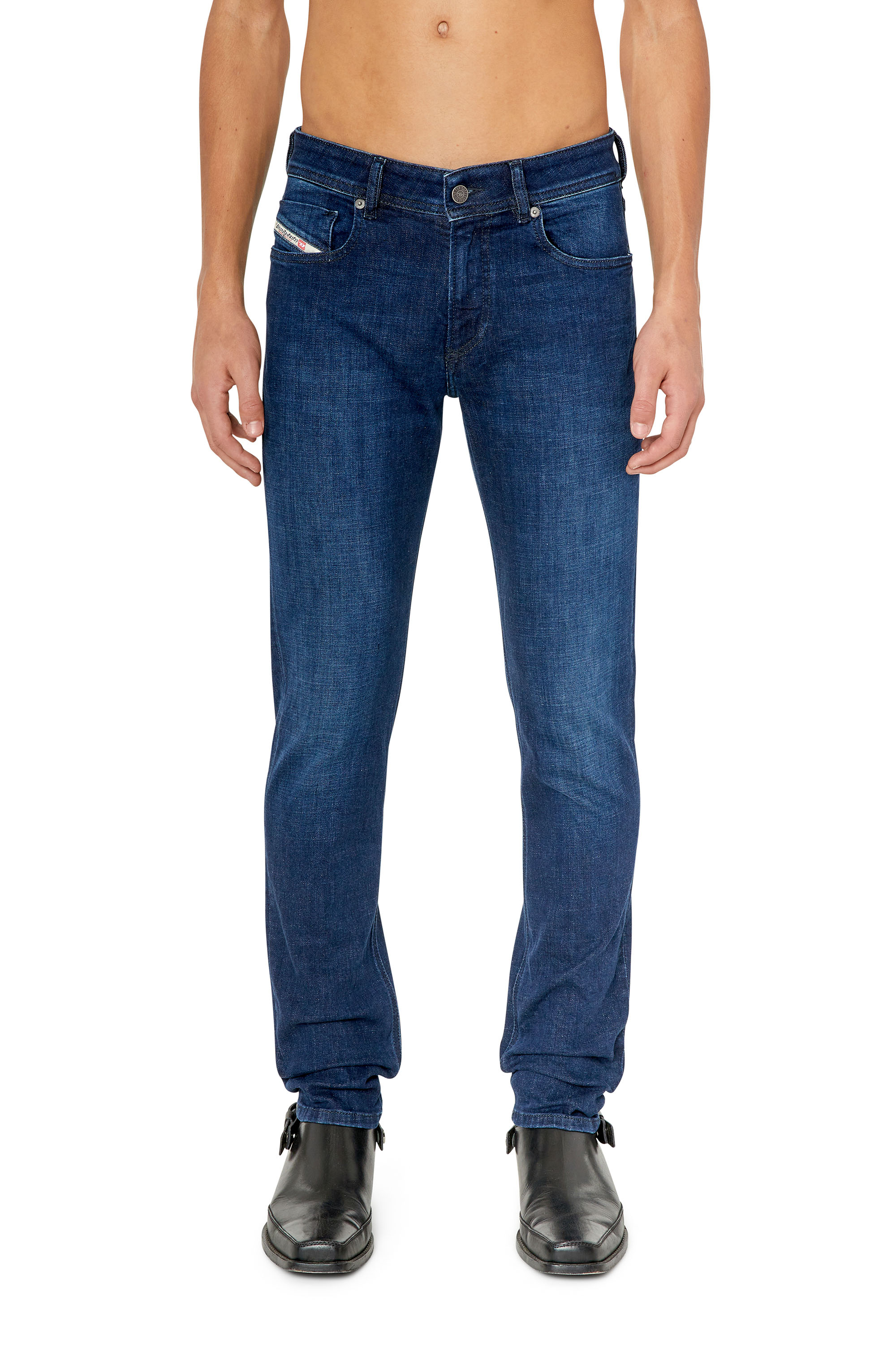 Diesel - 1979 Sleenker 09E96 Skinny Jeans, Dark Blue - Image 1