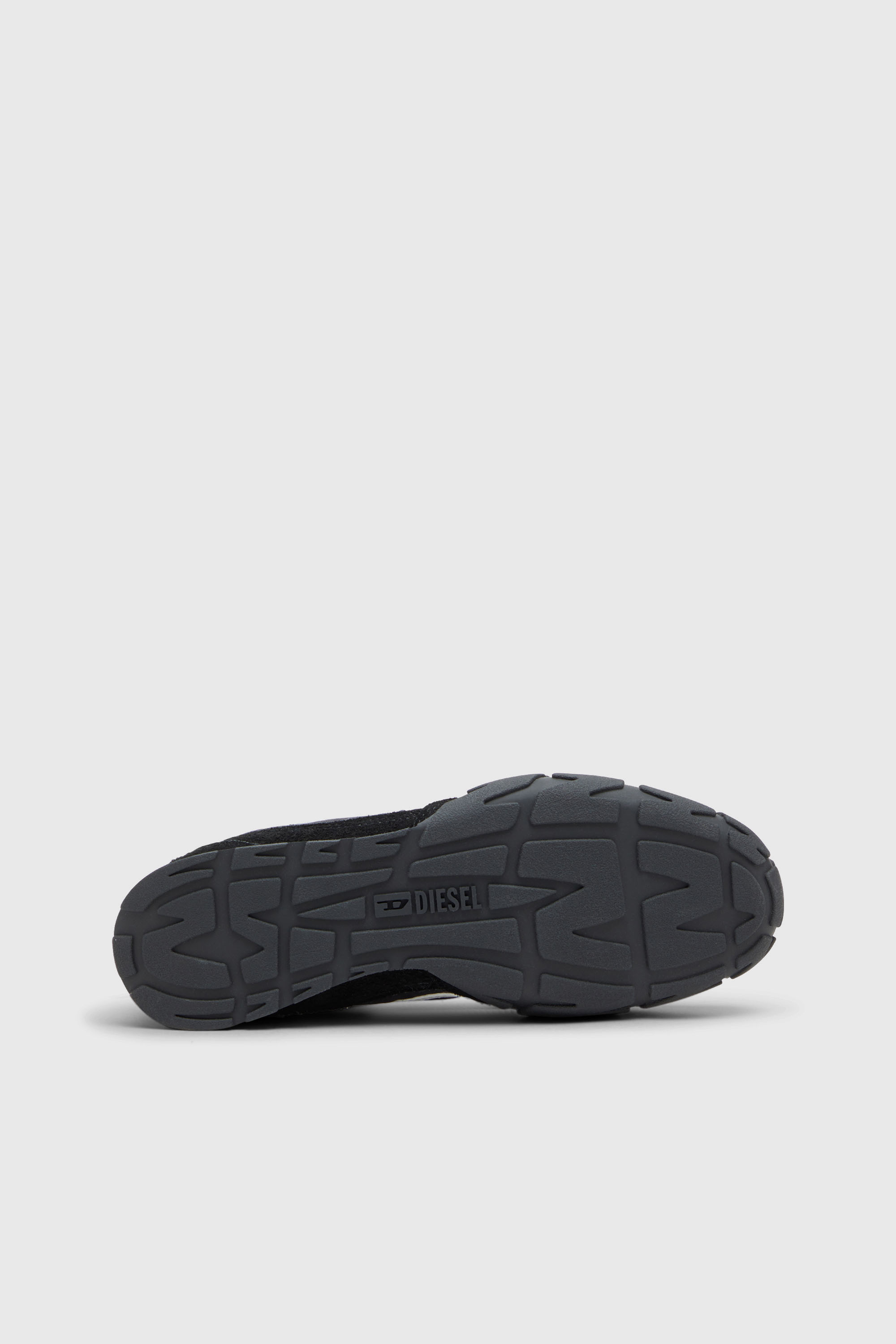 Diesel - S-PAGODHA LOW, Man's S-Pagodha-Sneakers in leather, suede and ripstop in Black/Red - 5
