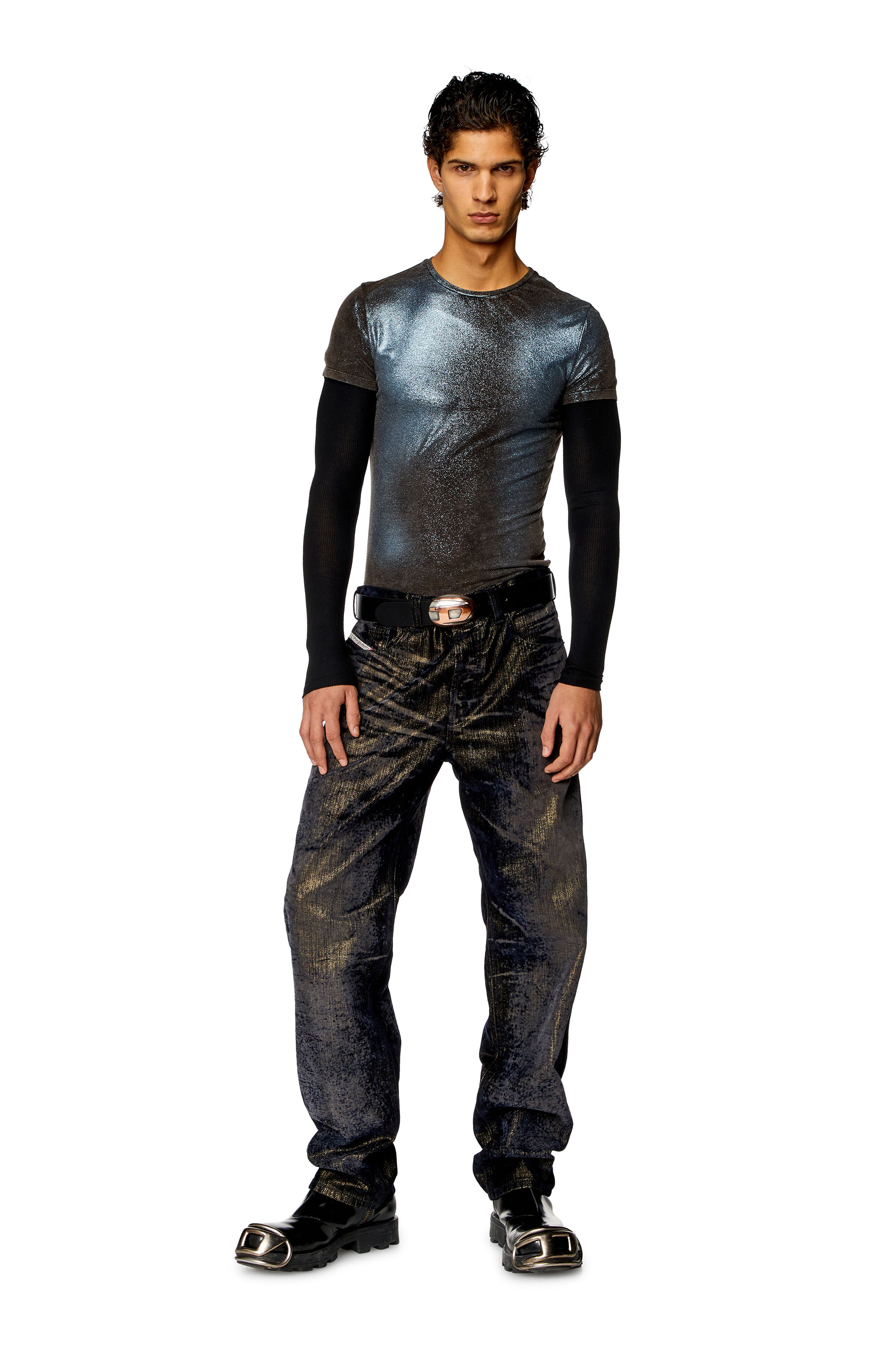 Diesel - Straight Jeans 2010 D-Macs 09I49, Black/Dark grey - Image 1