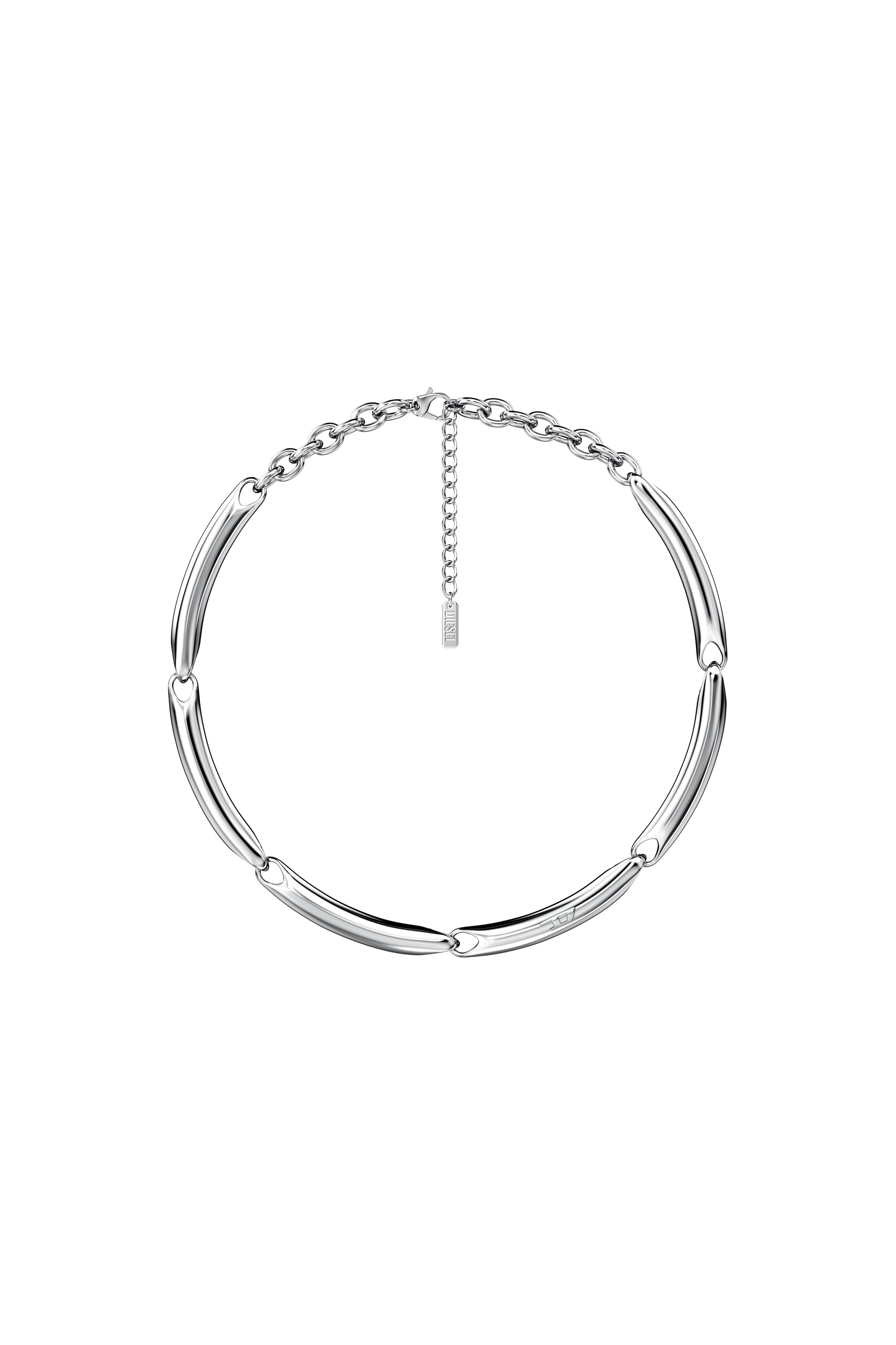 Diesel - DX1697040 JEWELLERY, Unisex's Stainless steel chain necklace in Silver - 1