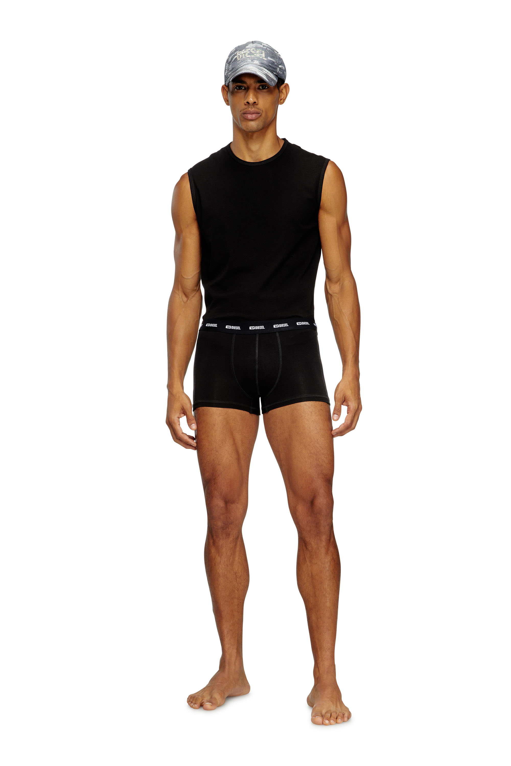 Diesel - TOM-UTLT-2PACK, Man's 2-pack tank top in Black - 1