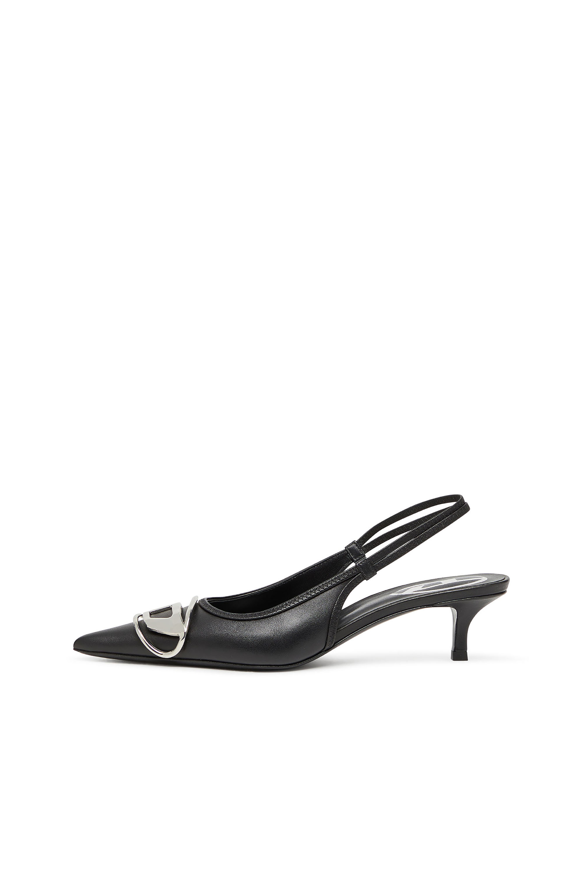 Diesel - D-VENUS SB 40, Woman's D-Venus-Slingback pumps in nappa leather in Black - 2