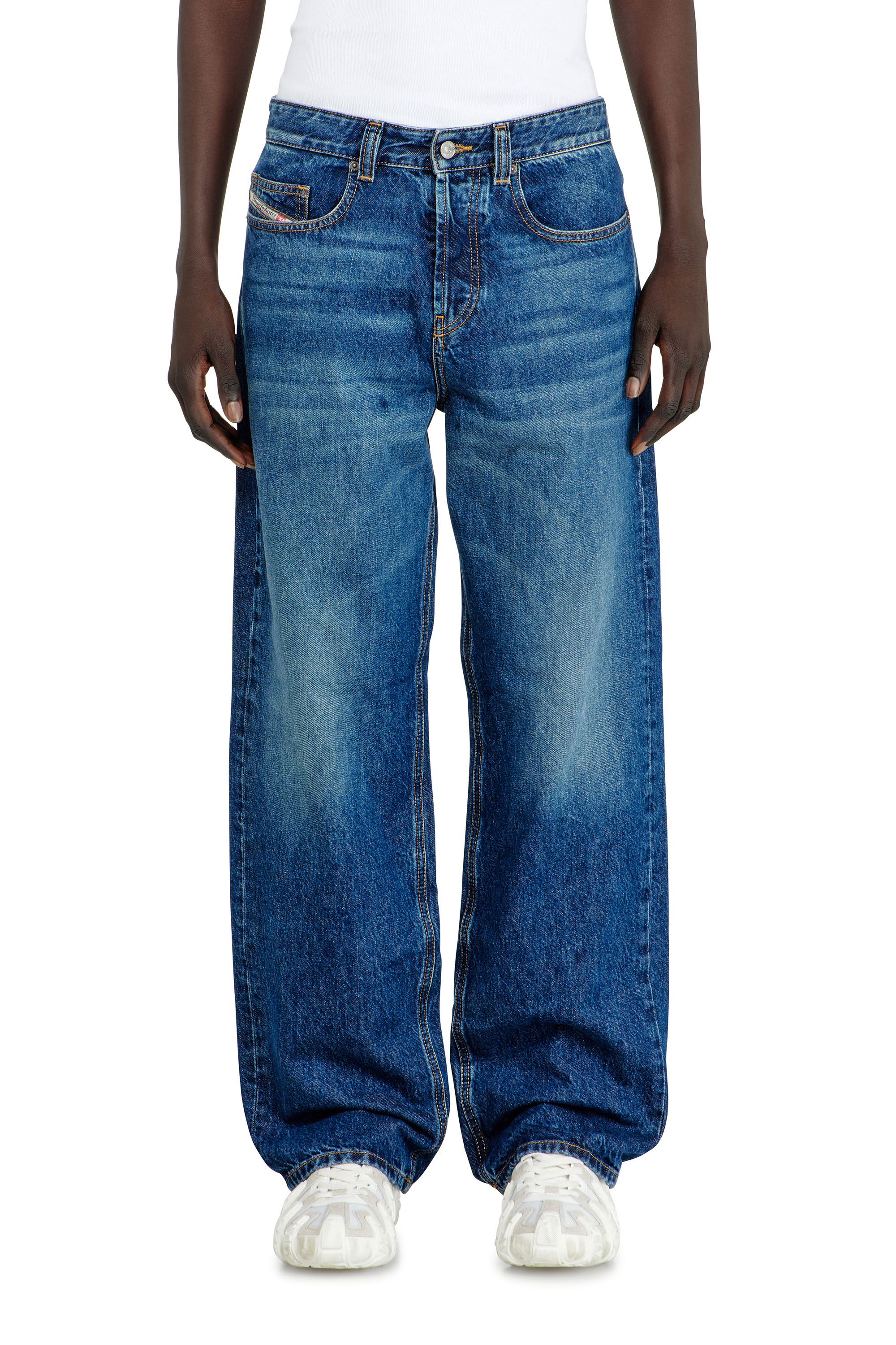 Diesel - Man's Relaxed Jeans 2001 D-Macro 09I27, Medium blue - 1