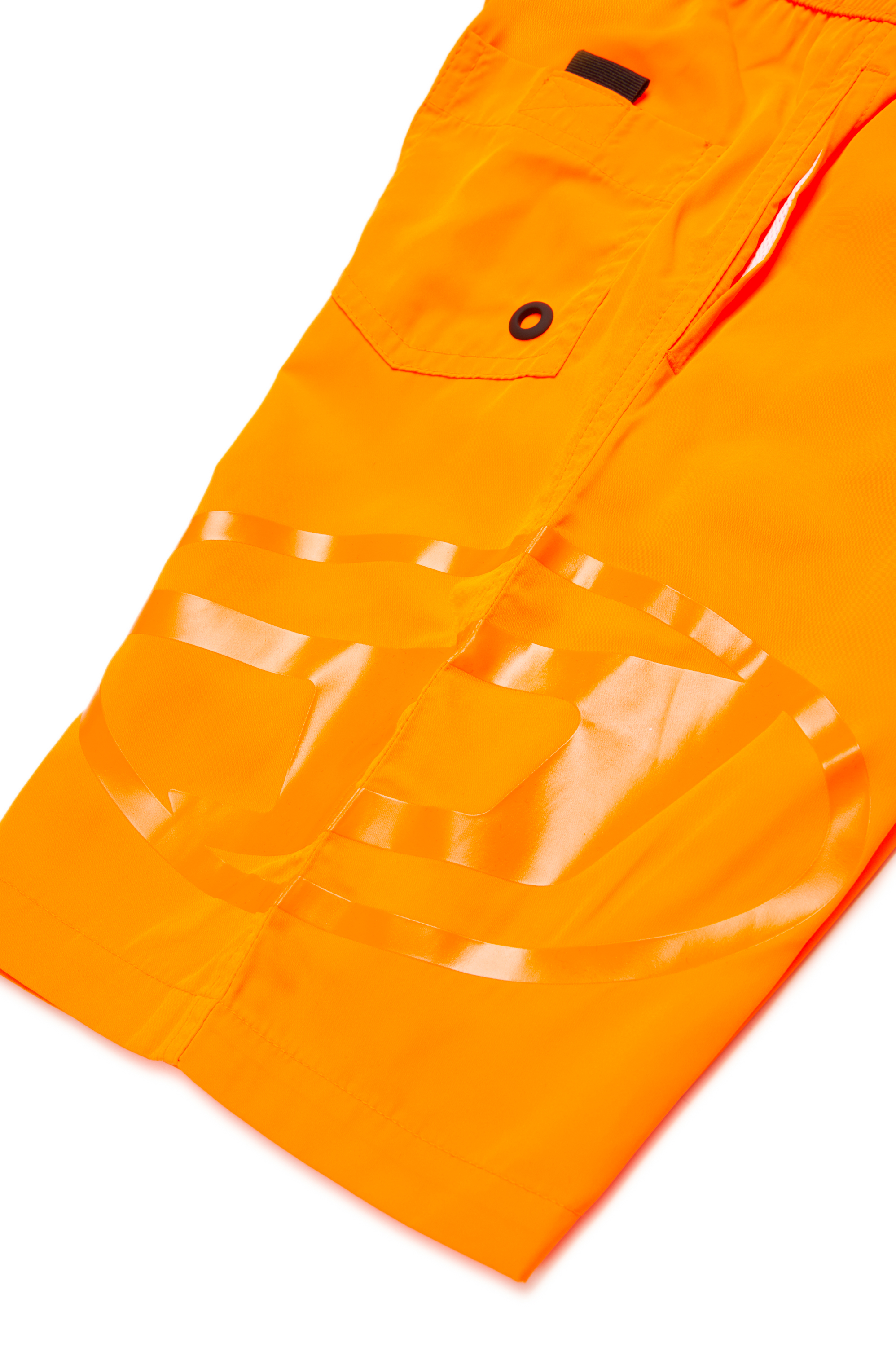 Diesel - MIPRUL, Man's Swim shorts with tonal Oval D logo in Orange - 4