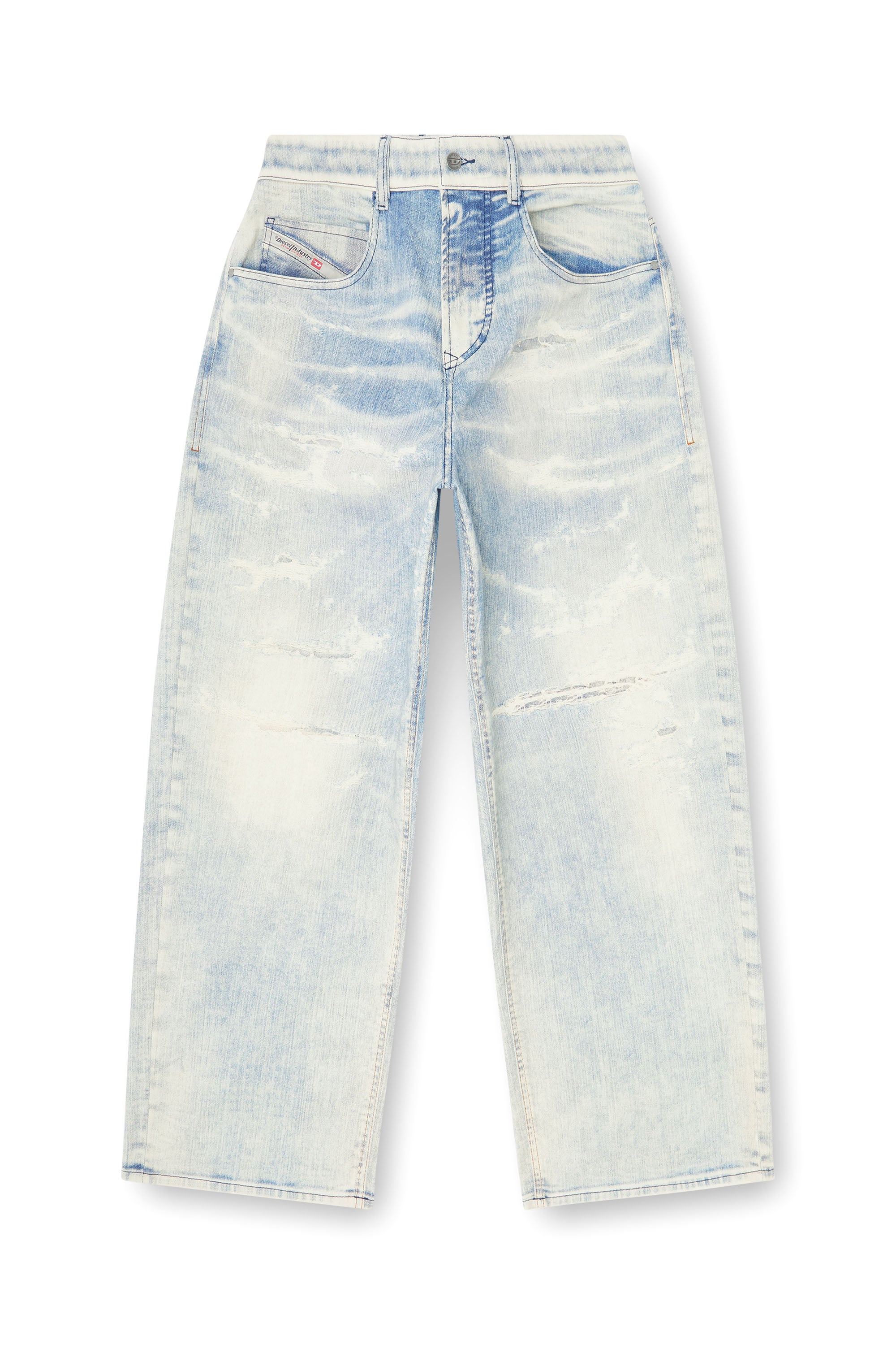 Diesel - Unisex's Relaxed 2097 D-Enim-M Joggjeans&reg; 068XM, Light Blue - 3