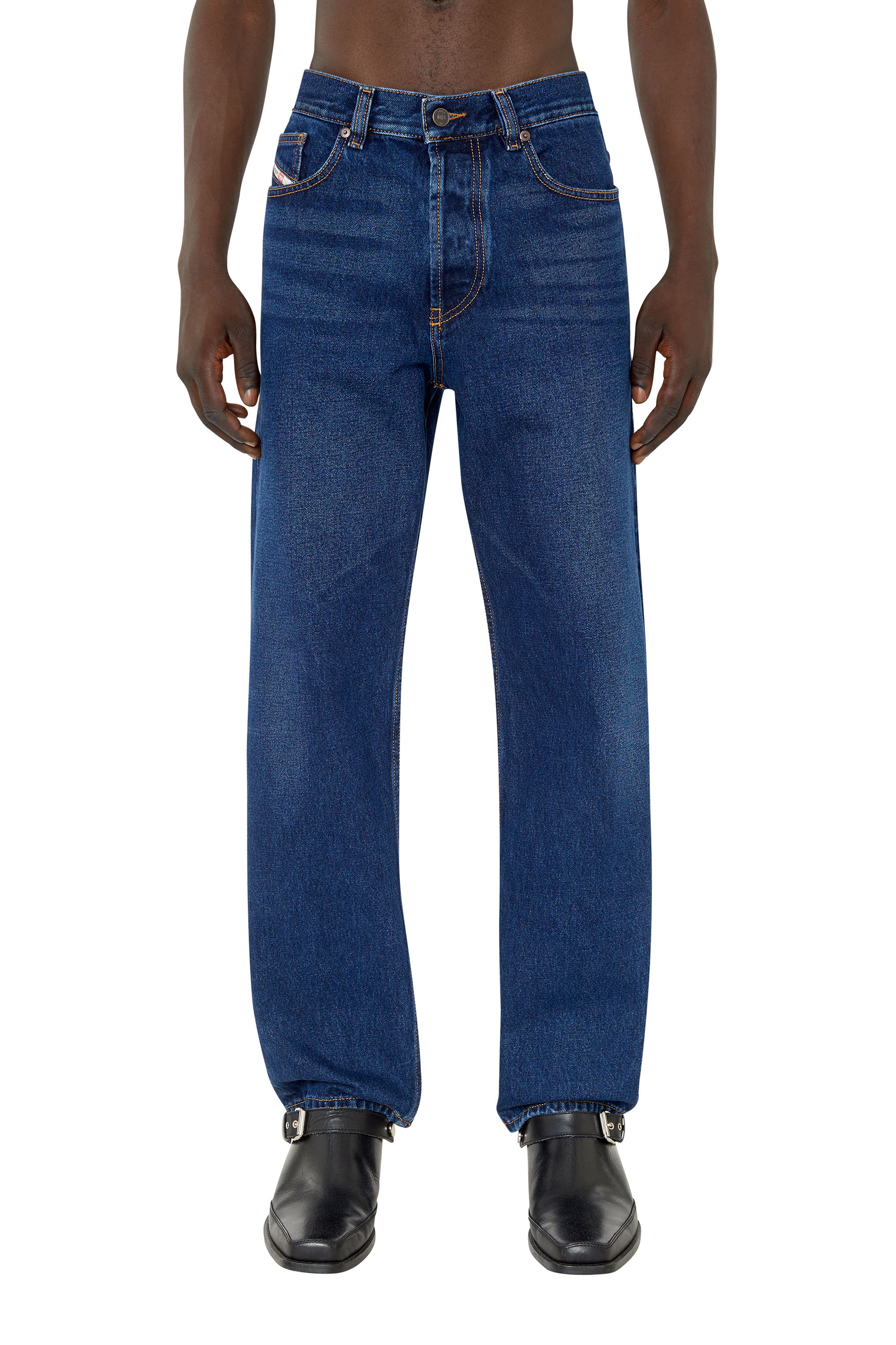 Diesel - Straight Jeans 2010 D-Macs 007E6, Dark Blue - Image 1