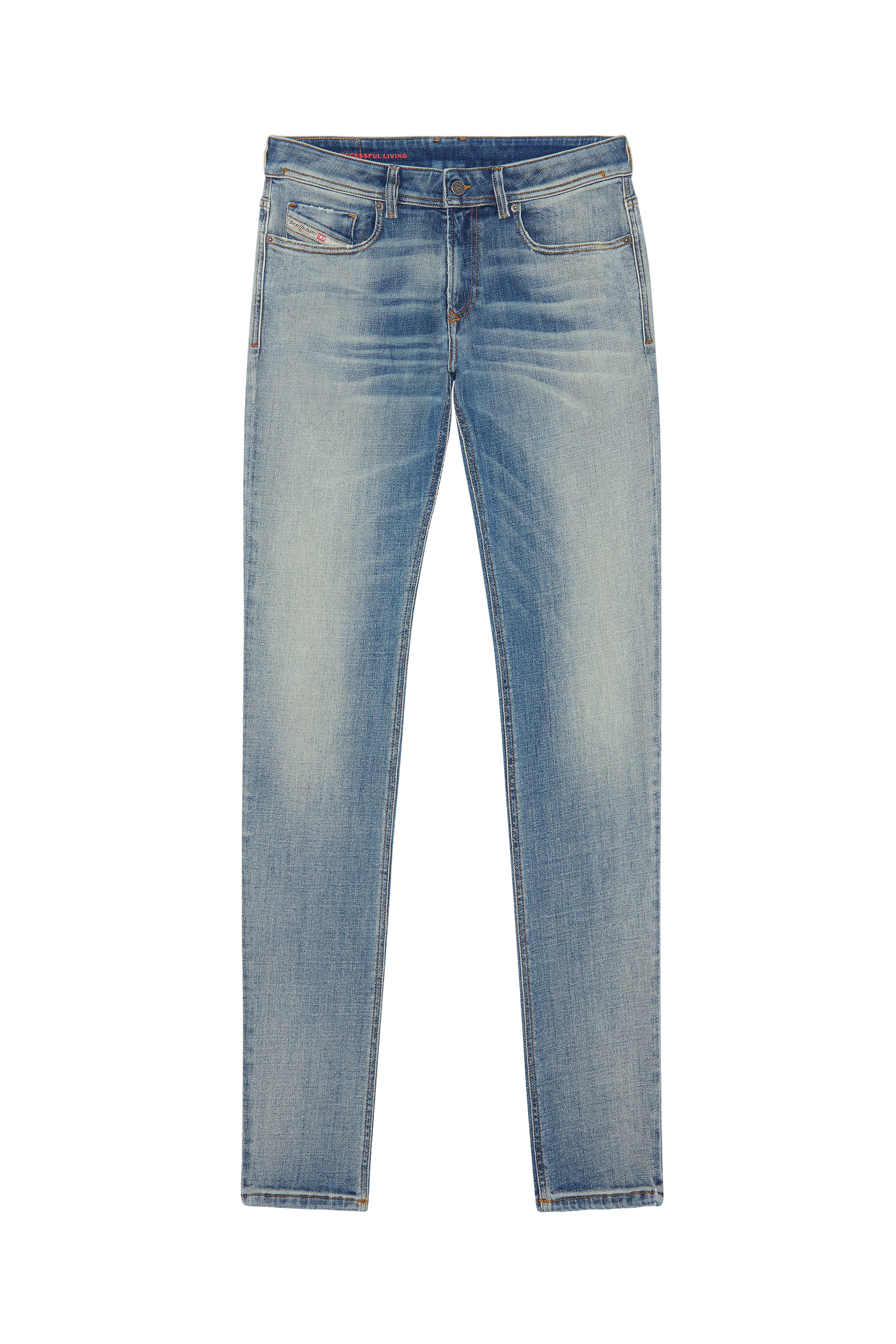 Diesel - 1979 Sleenker 09D95 Skinny Jeans, Light Blue - Image 6
