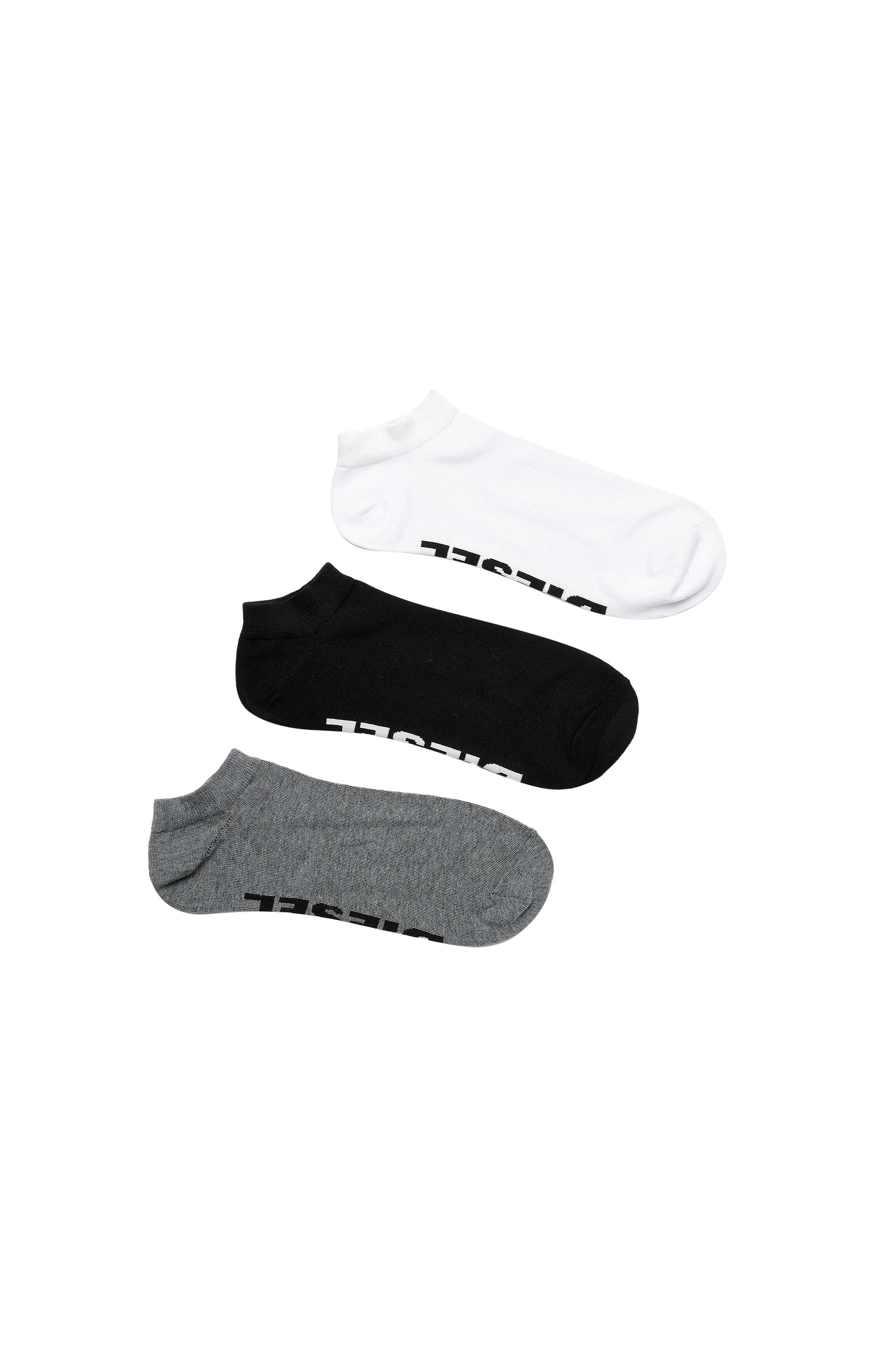 SKM-GOST-THREEPACK, Grey/Black - Socks