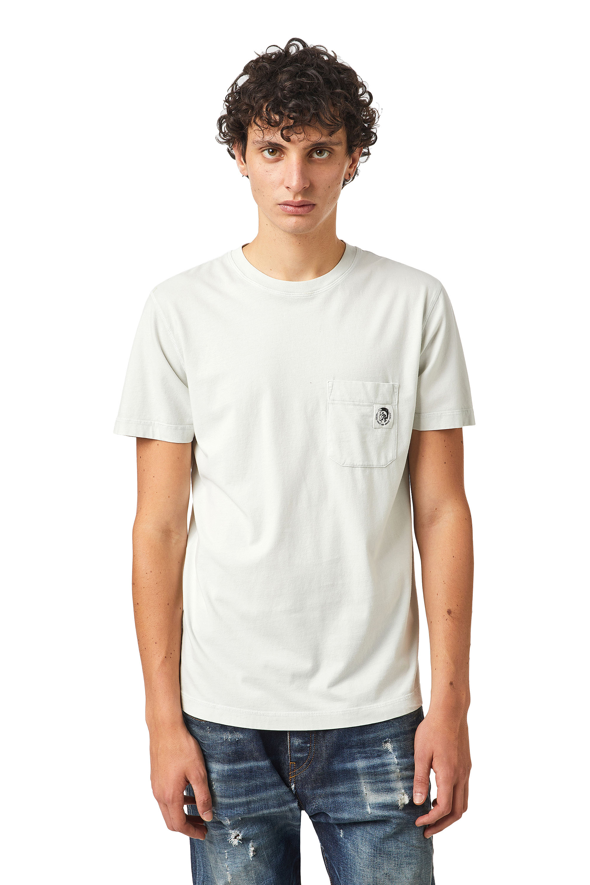 T-WORKY-MOHI-B1, Light Grey - T-Shirts