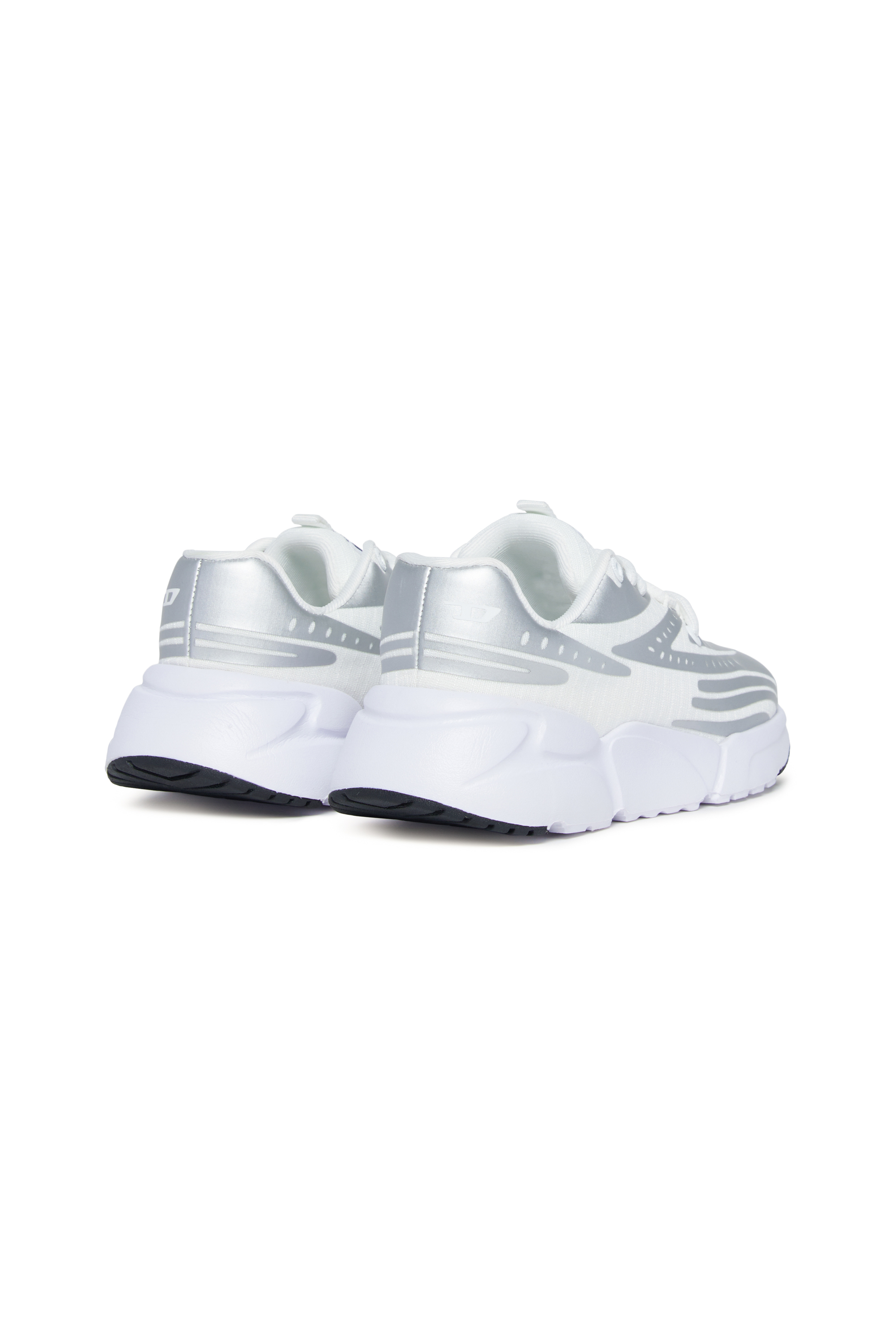 Diesel - S-MILLENIUM SPEED LC, Unisex's Sneakers in coated ripstop in Silver - 3