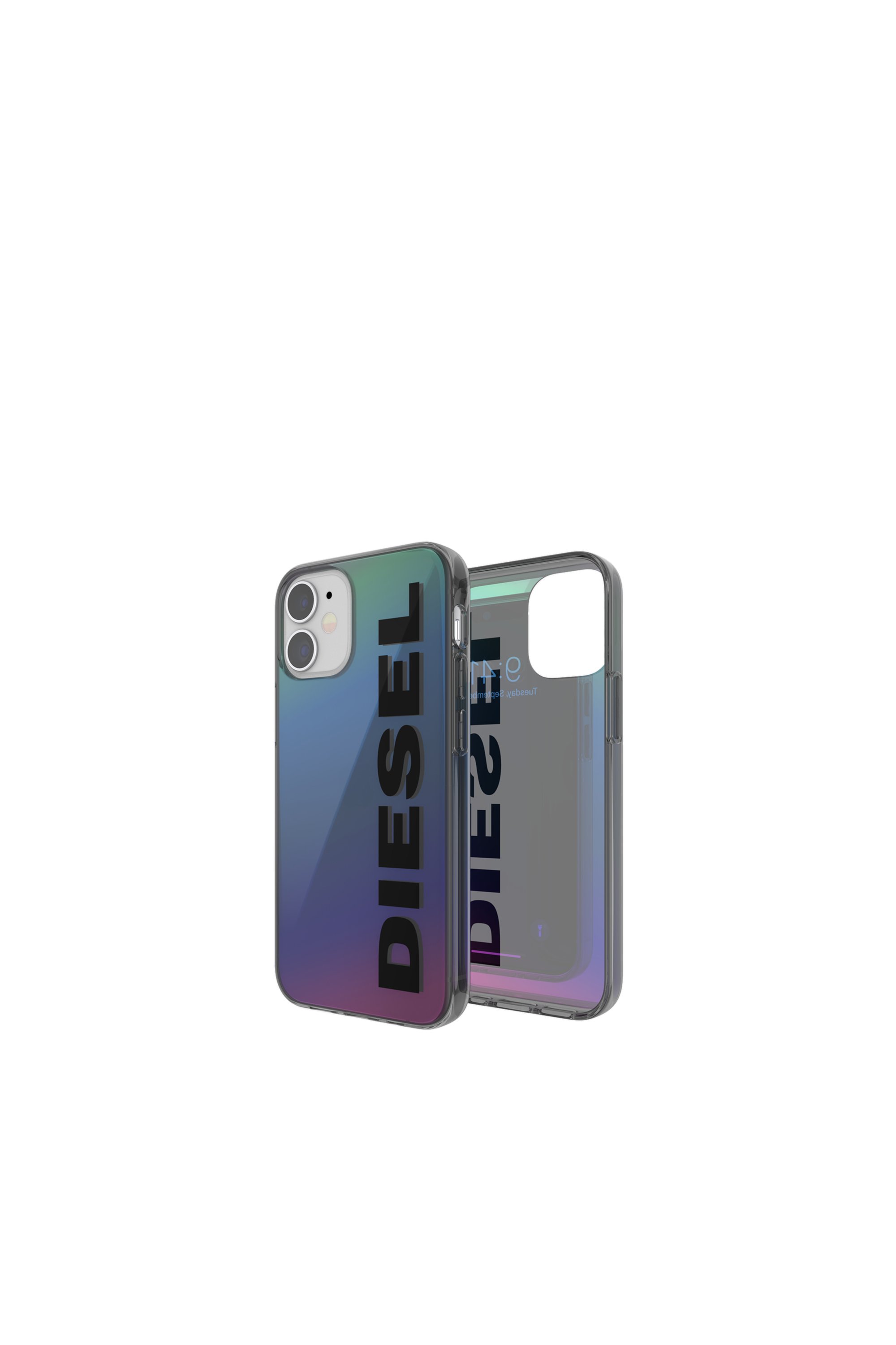 Diesel - 42572 STANDARD CASE, Unisex's Holographic TPU case for iPhone 12 Mini in Multicolor - 1