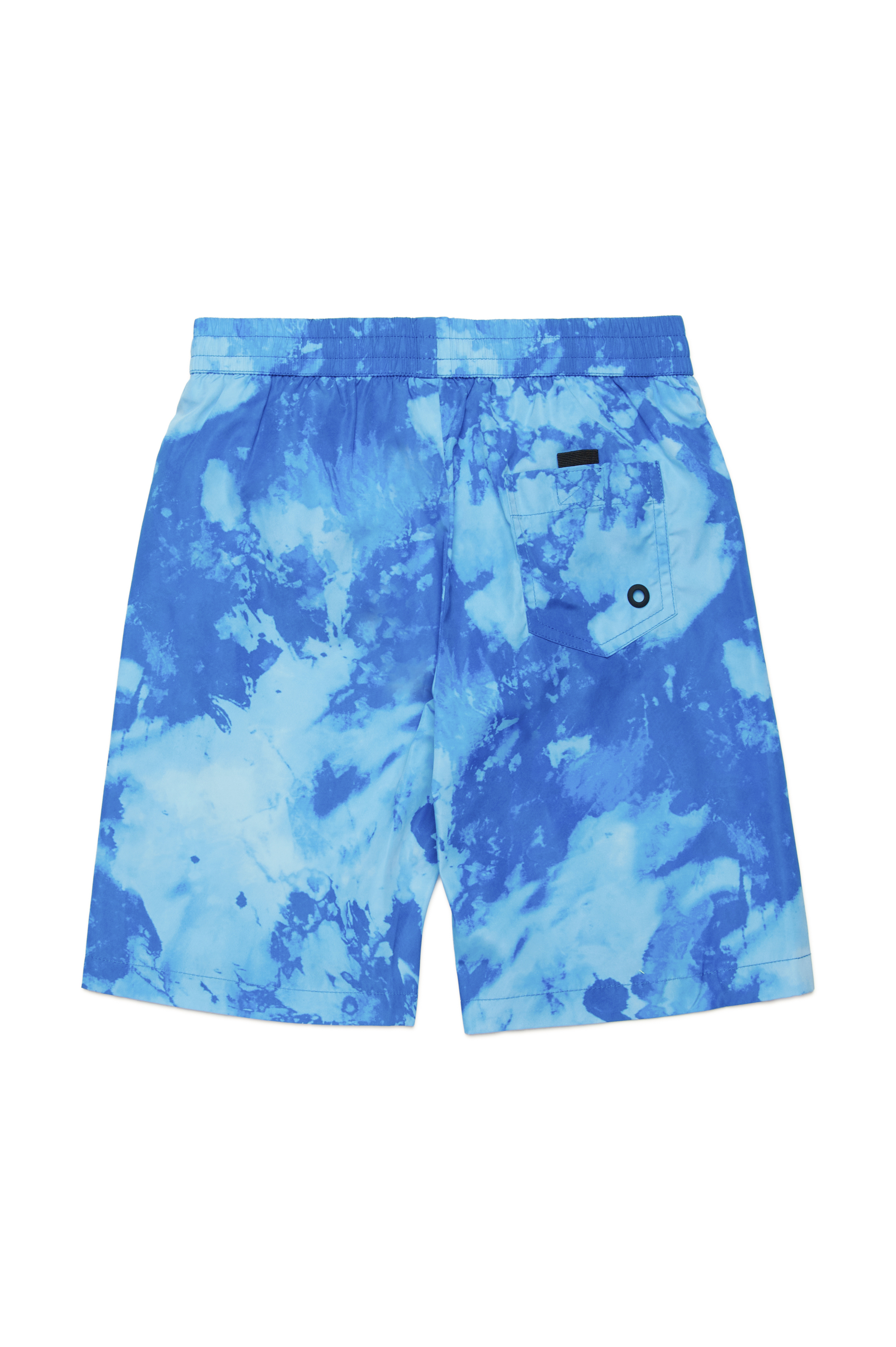 Diesel - MLONGKEN, Man's Swim shorts with blotchy print in Blue - 2