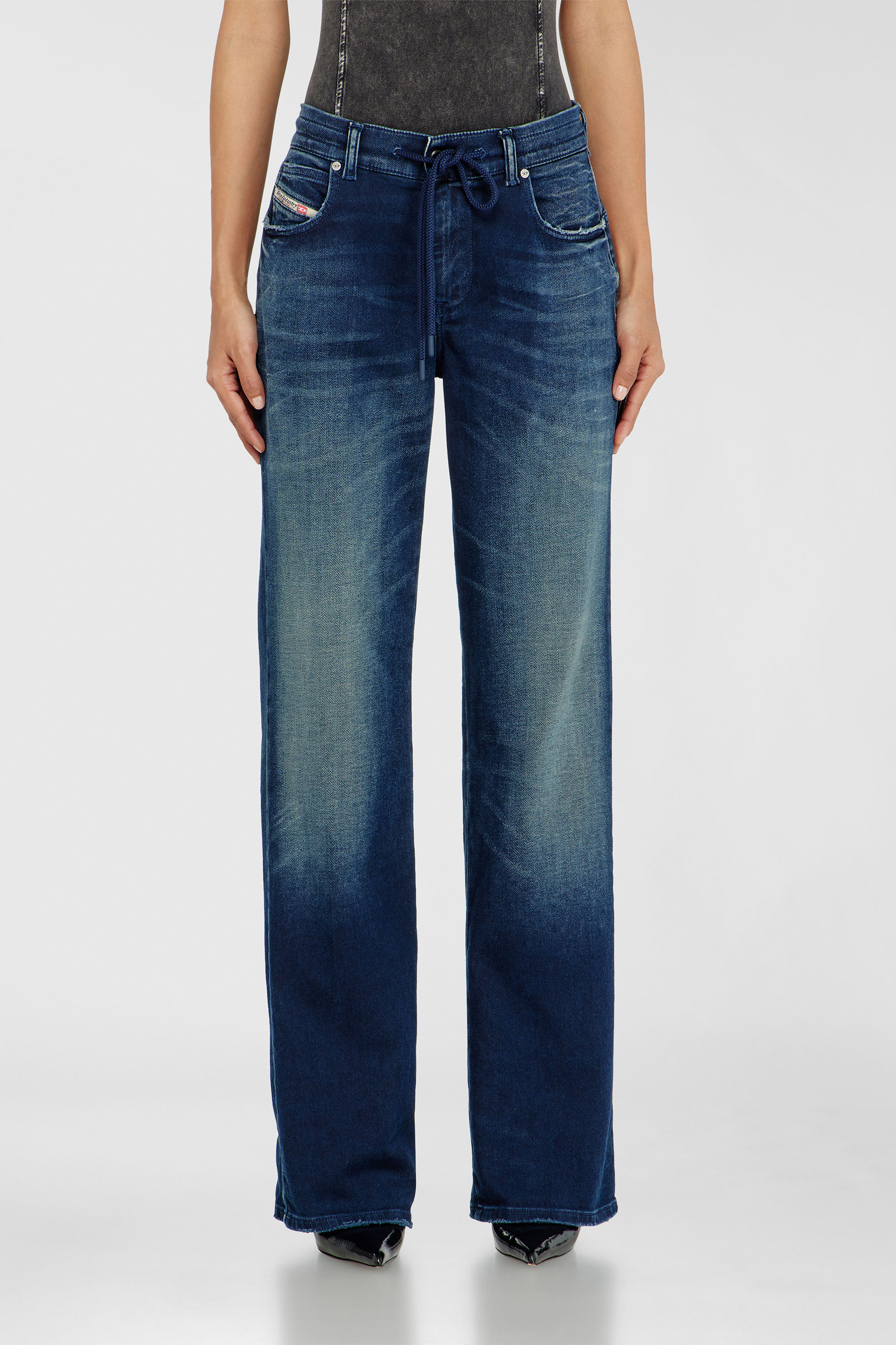 Diesel - Woman's Regular 2071 D-Meel Joggjeans&reg; 09P93, Dark Blue - 2