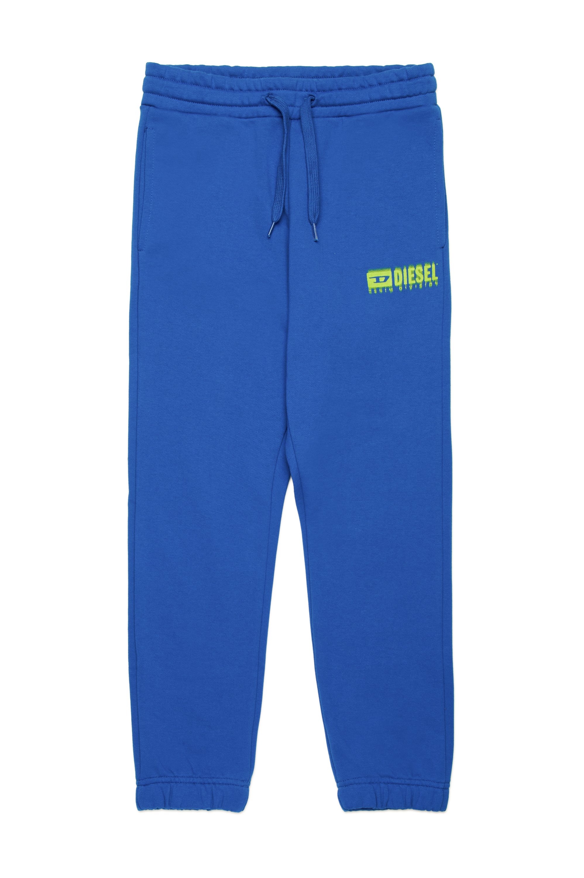 Diesel - PBASEL, Man's Sweatpants with dégradé logo in Blue - 1