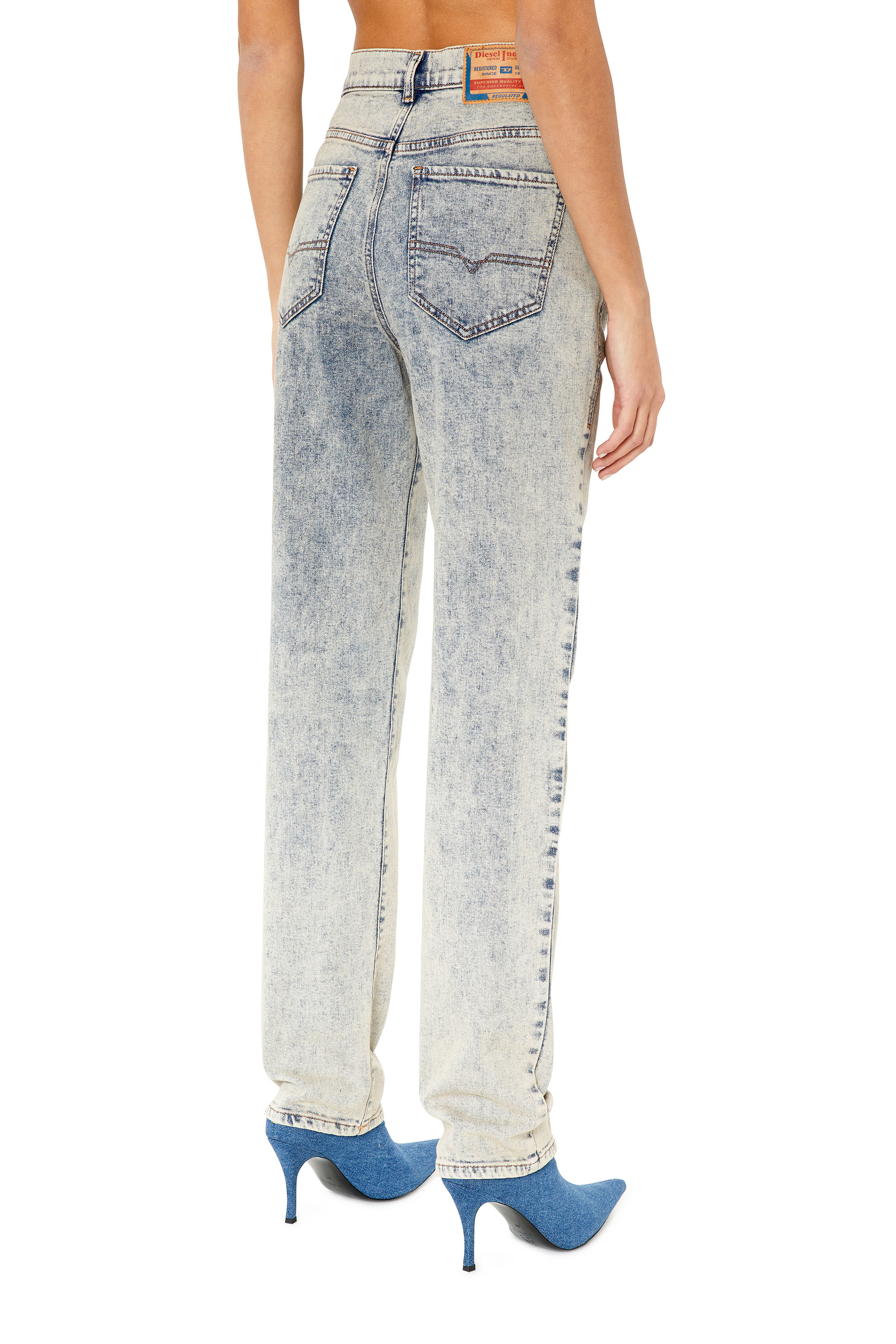 Diesel - 1956 D-Tulip 09F12 Straight Jeans, Medium blue - Image 3