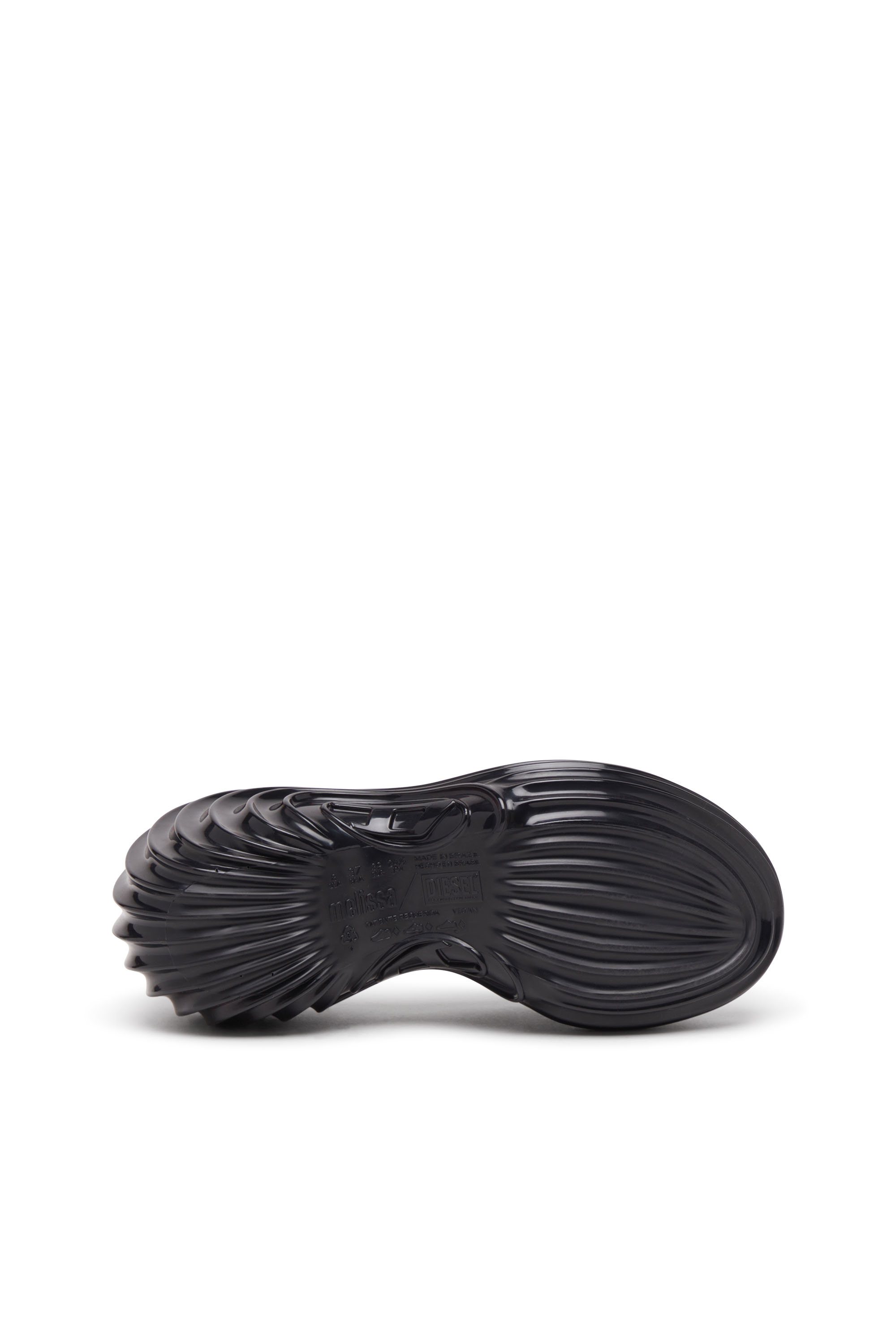 MELISSA QUANTUM PLATFORM, Black Diesel - MELISSA QUANTUM PLATFORM, Woman's Platform mule in Melflex® in Black - 5