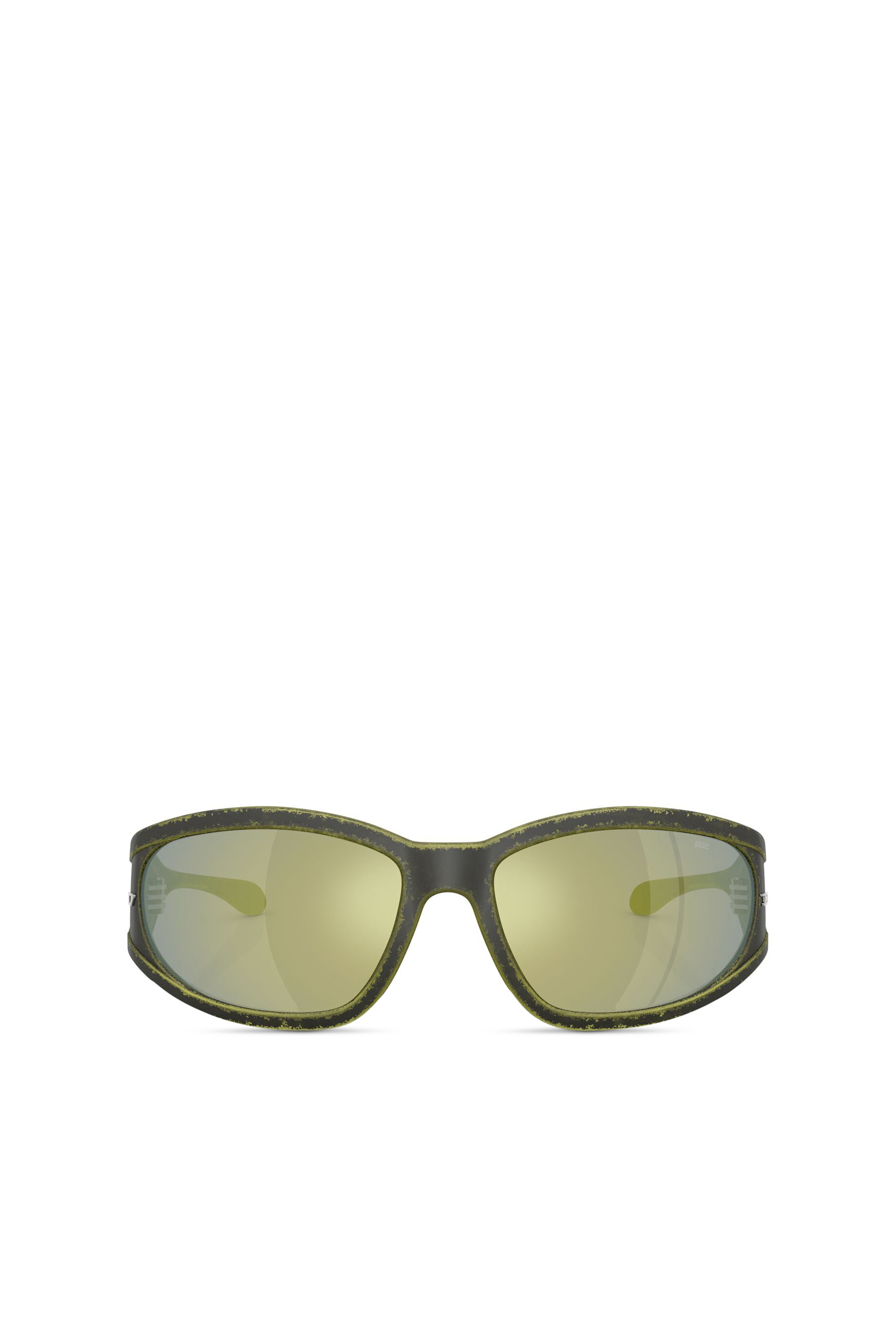 Diesel - 0DL3002, Unisex's Rectangular sunglasses in acetate in Green - 1