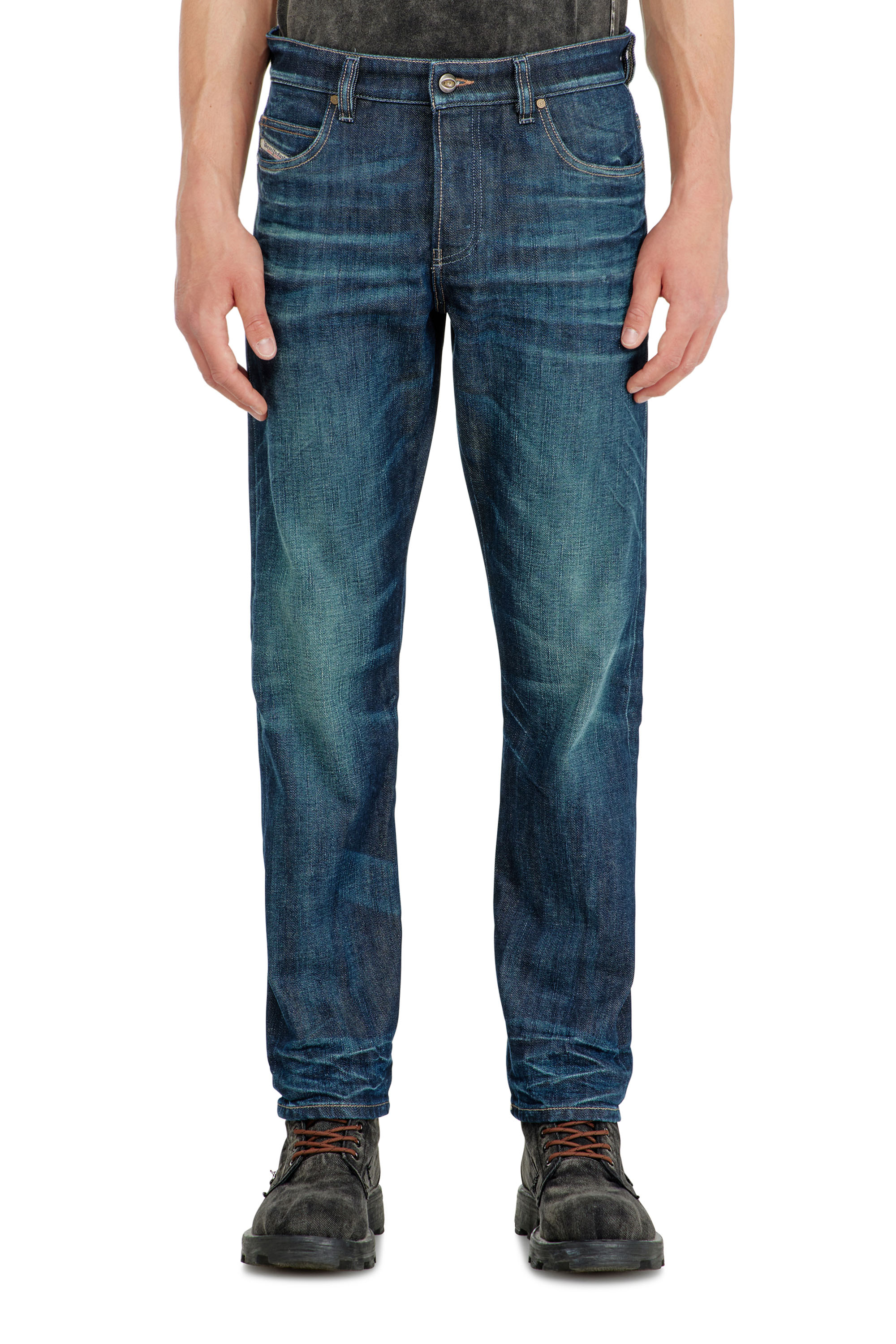 Diesel - Man's Slim Jeans 1993 D-Vyl 09Q04, Dark Blue - 1
