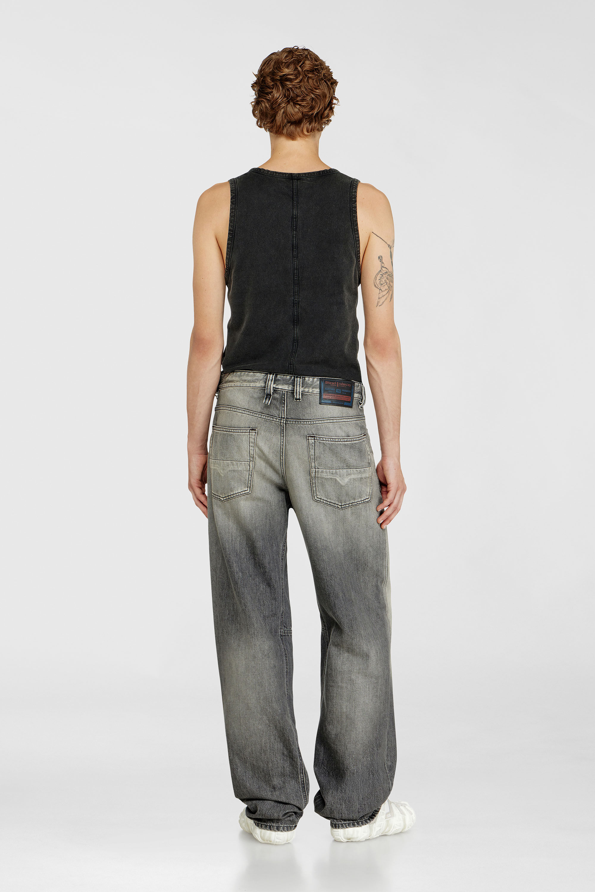 Diesel - Man's Relaxed Jeans 2001 D-Macro 09P56, Grey - 3