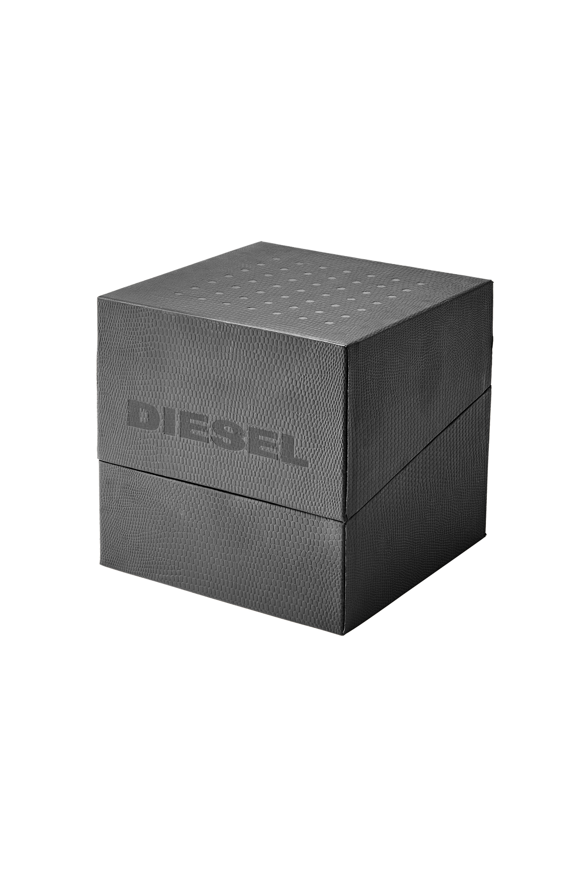 Diesel - DZ4525, Man's Griffed Chronograph Black Stainless Steel Watch in Black/Gold - 4