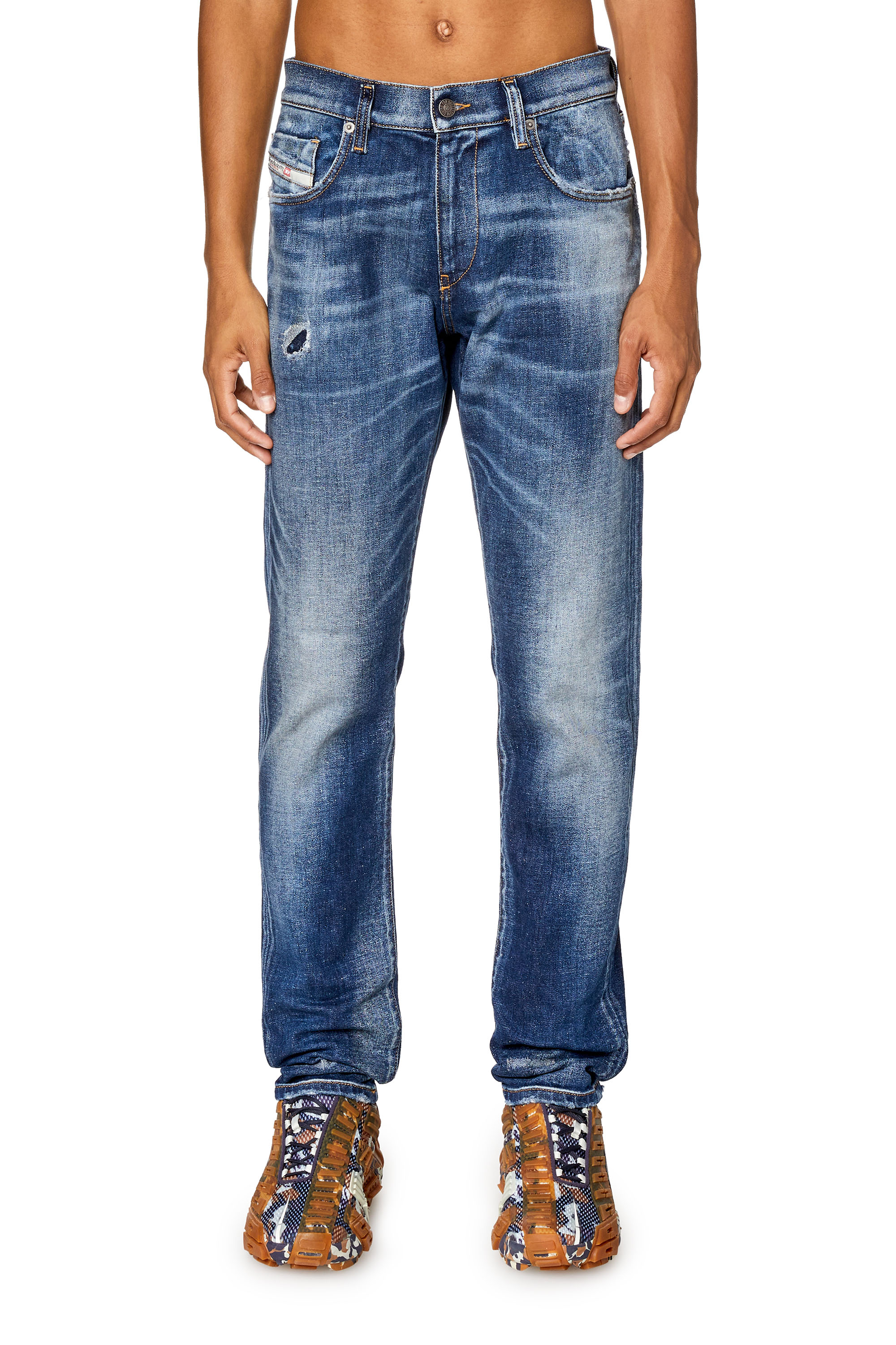 Diesel - Slim Jeans 2019 D-Strukt 09G89, Medium blue - Image 2