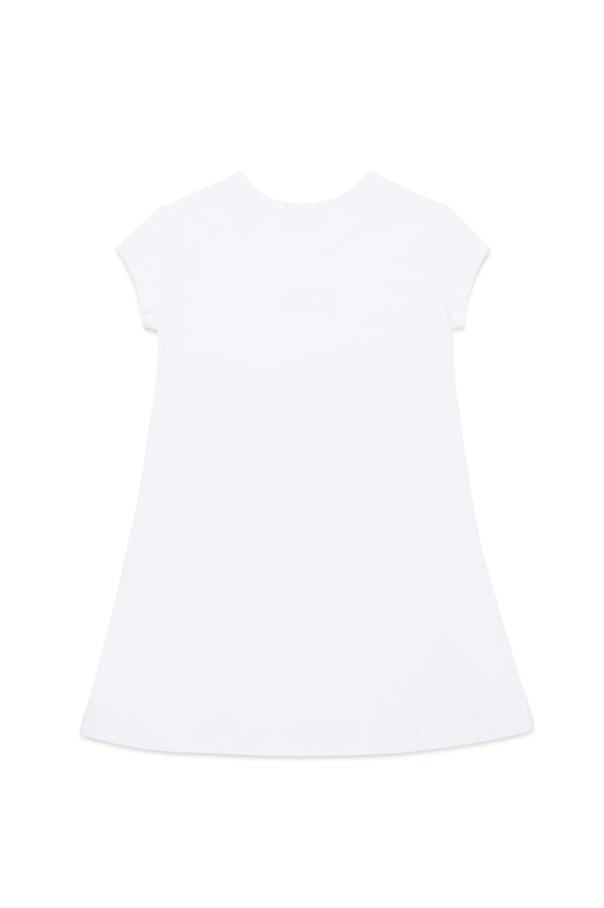 Diesel - DANGIELAM, Woman's T-shirt dress with cut-out Oval D logo in null - 2