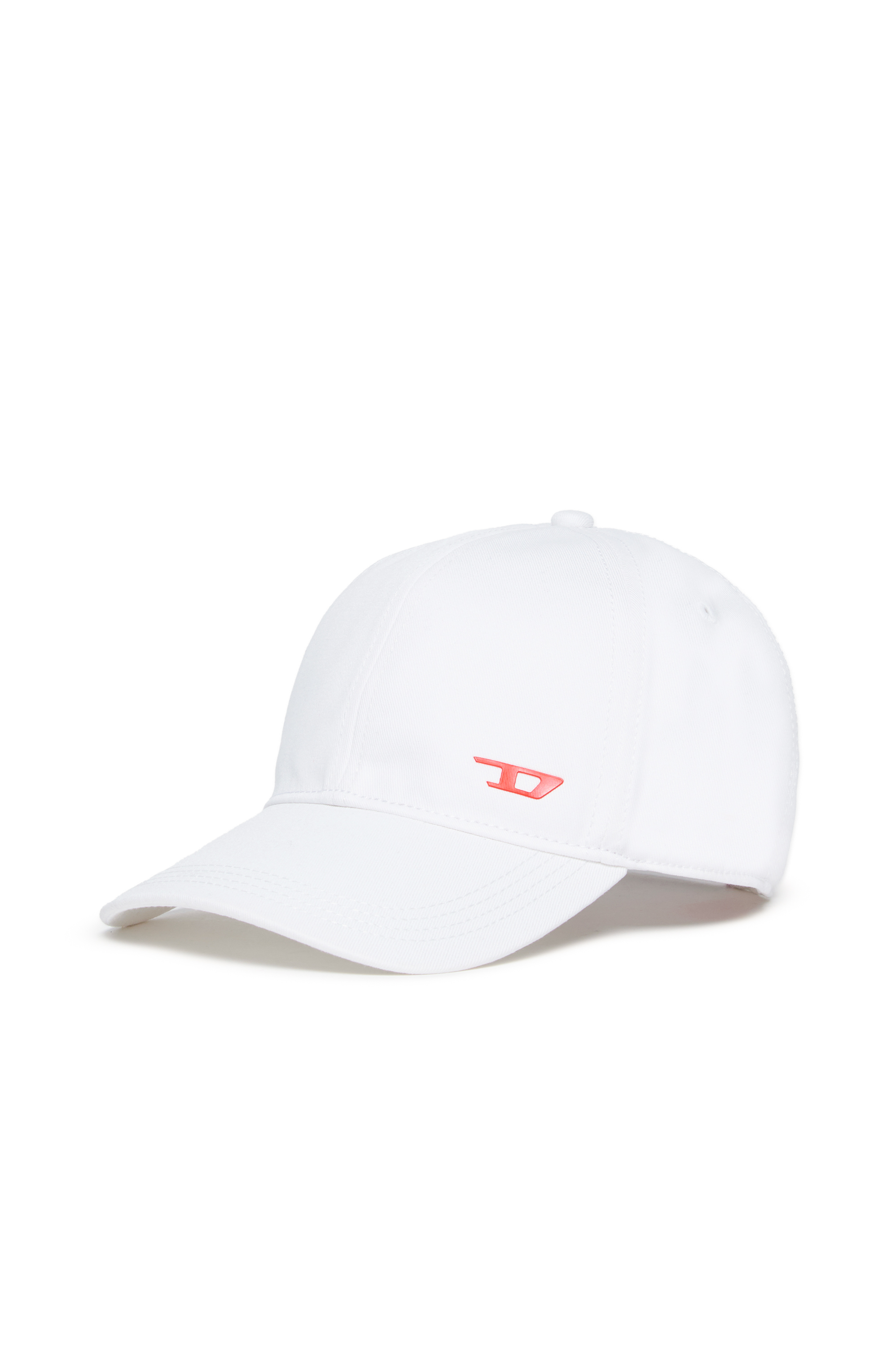 Diesel - FENSID, Man's Baseball cap with D logo in White - 1