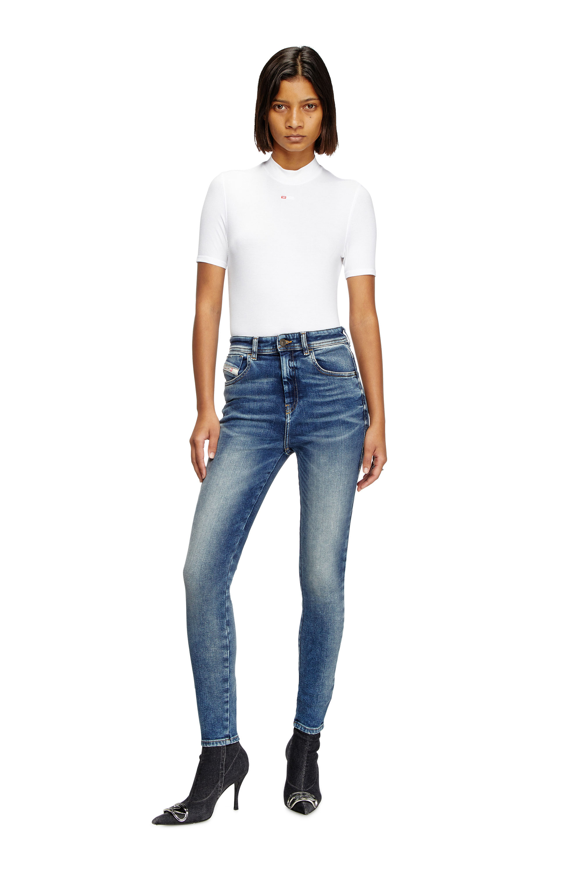 Skinny Jeans 1984 Slandy-High 007Y9, Medium blue Diesel - Woman's Skinny Jeans 1984 Slandy-High 007Y9, Medium blue - 1