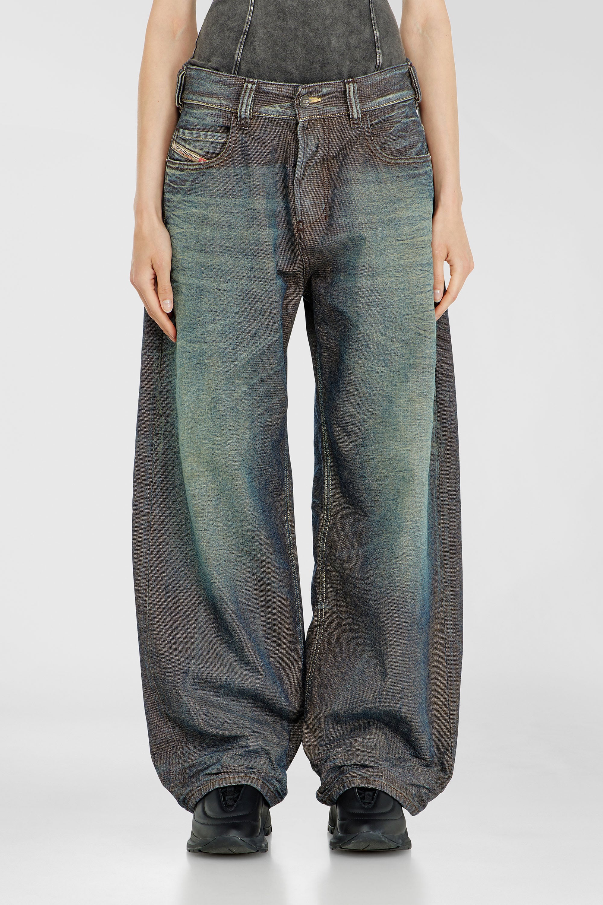 Diesel - Unisex's Relaxed Jeans 1997 D-Enim-M 007EM, Dark Blue - 1
