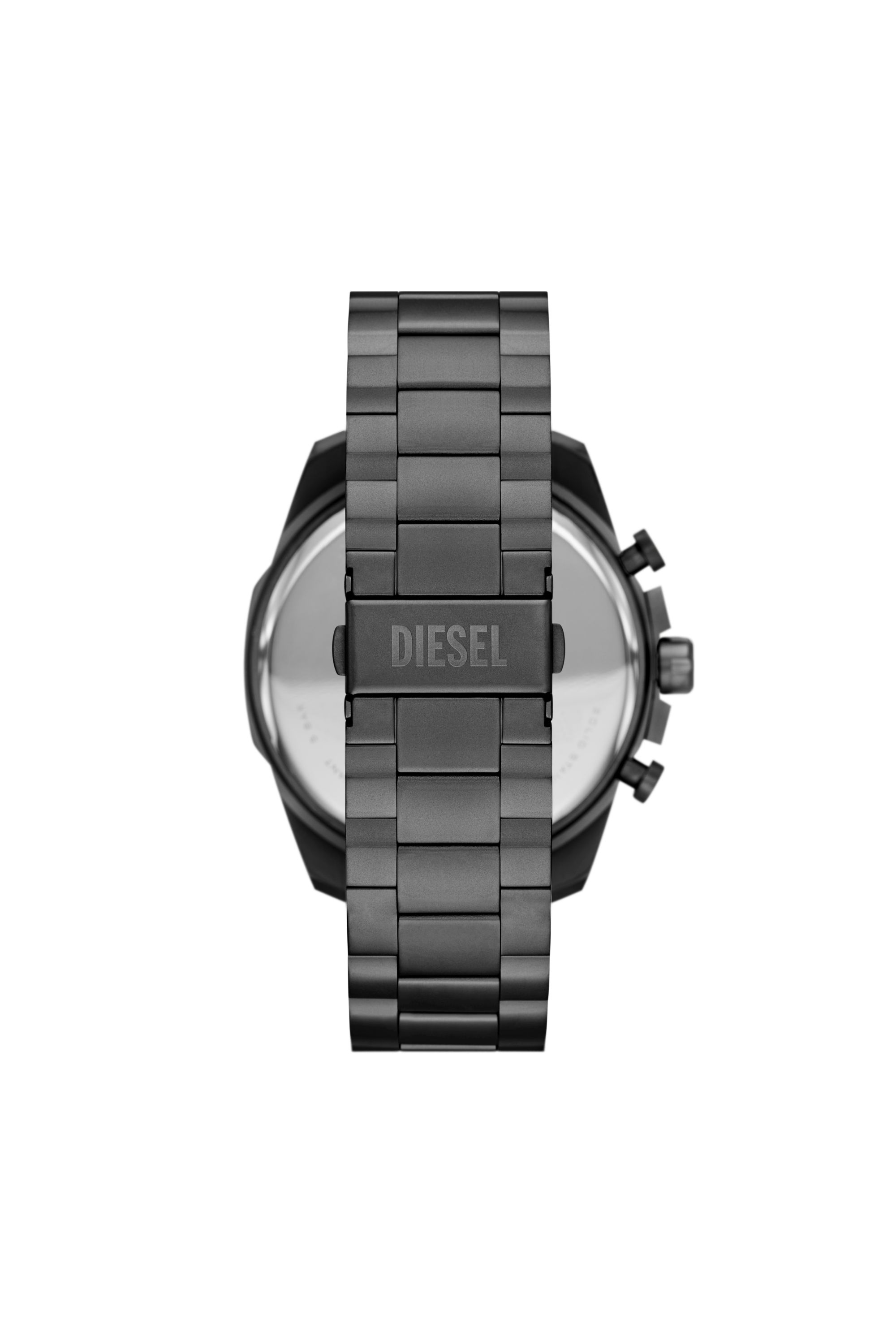 Diesel - DZ4676, Man's Diesel Mega Chief Slim Chronograph Gray Stainless Steel Watch in Dark grey - 3