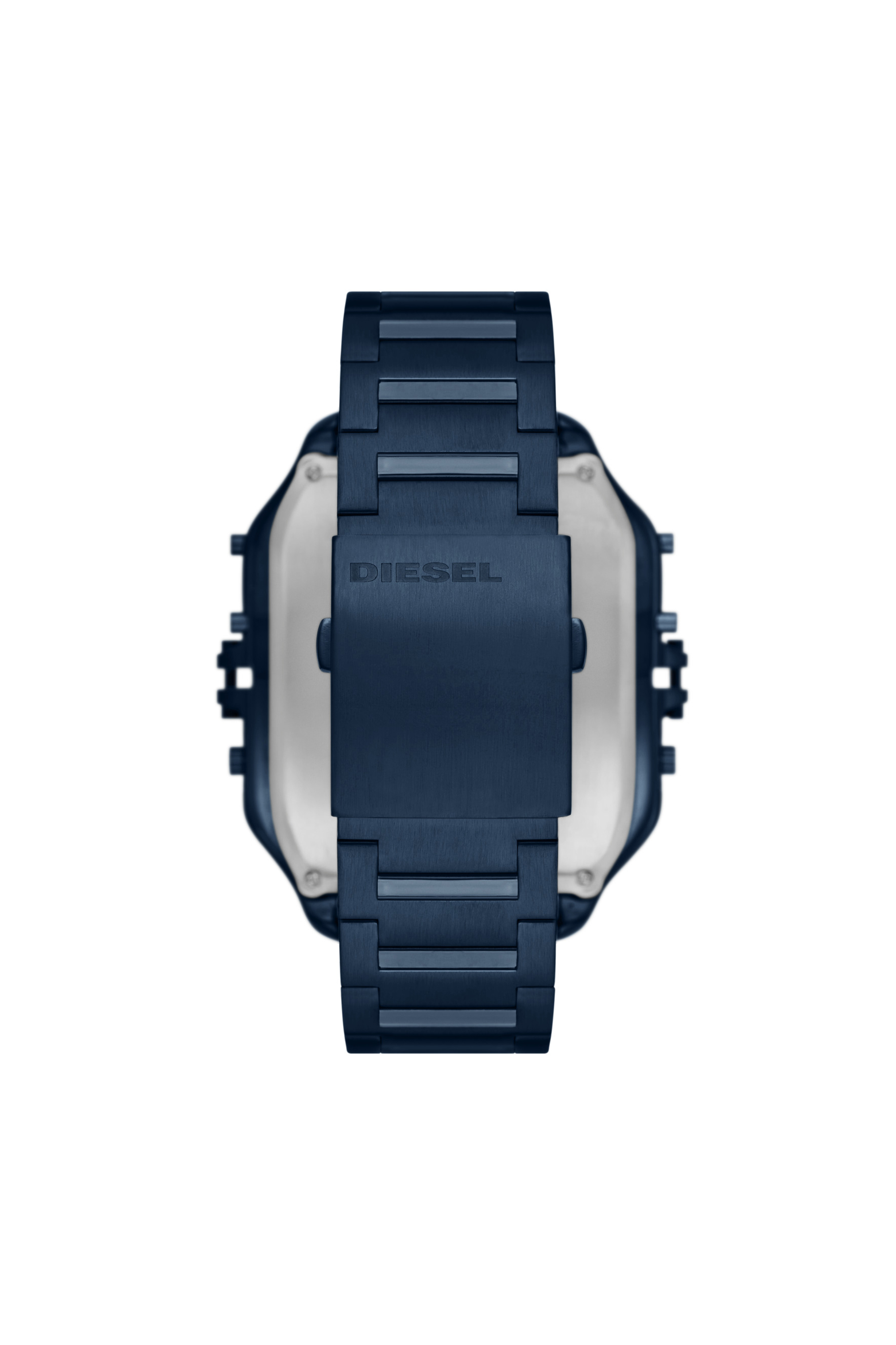 Diesel - DZ7464, Man's Clasher digital blue-tone stainless steel watch in Blue - 2