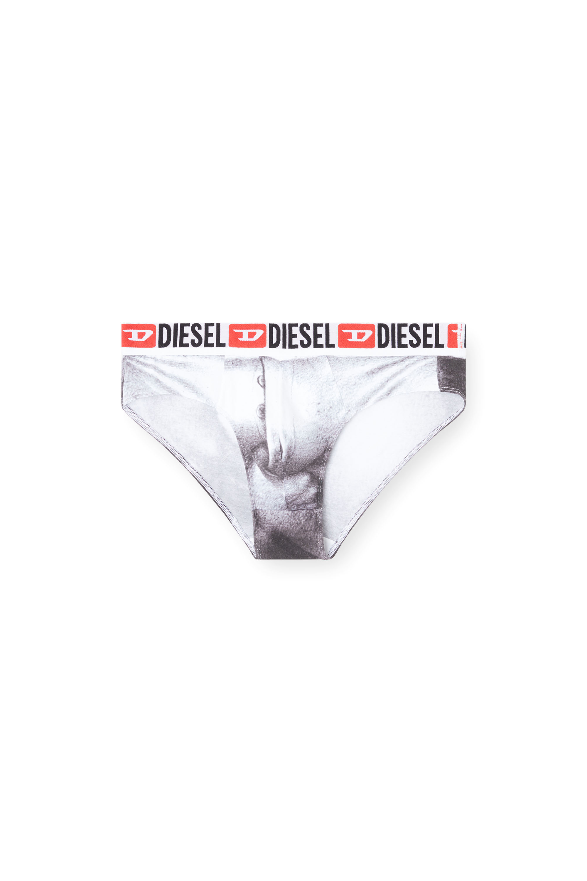 Diesel - PR-ANDRE, Man's Briefs with graphic print in White - 4