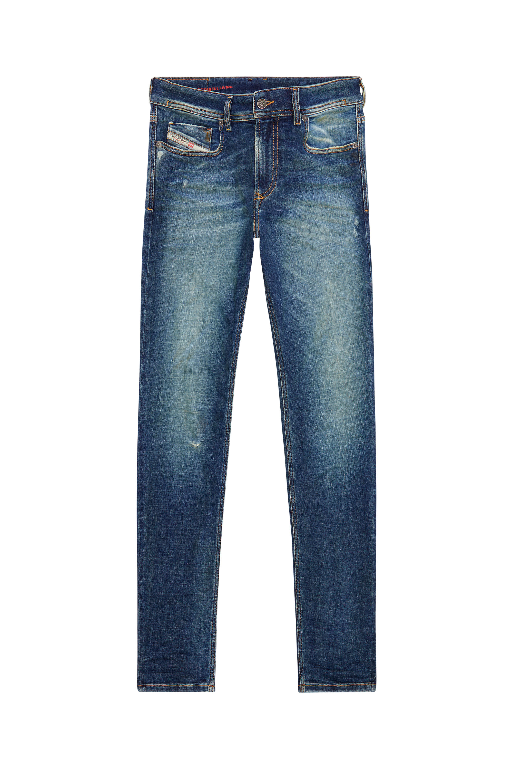 Diesel - 1979 Sleenker 09F09 Skinny Jeans, Dark Blue - Image 5