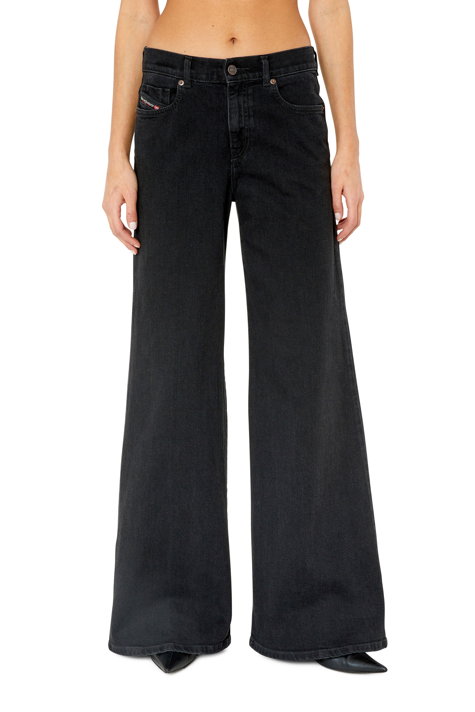 Diesel - Bootcut and Flare Jeans 1978 D-Akemi Z9C25, Black/Dark grey - Image 2